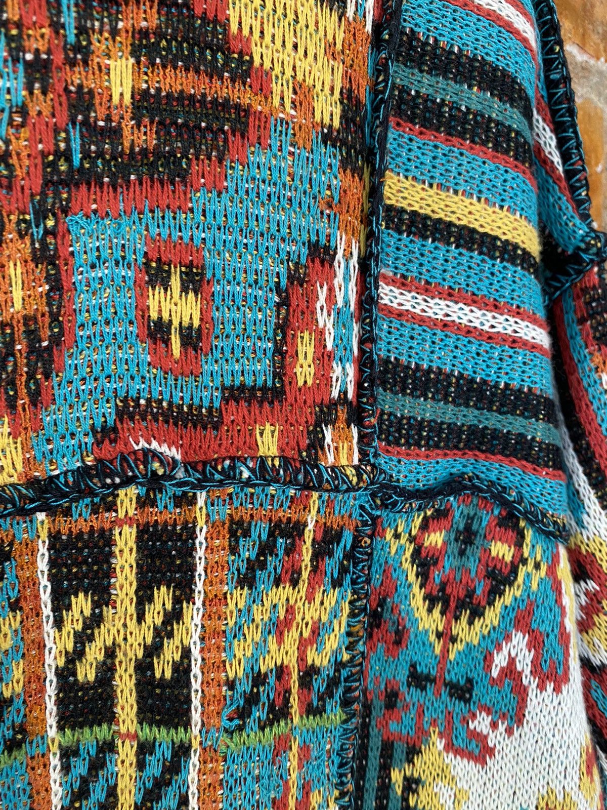 Yoshiyuki Konishi 1980sYoshiyuki Konishi FICCE iconic patchwork knit Size US L / EU 52-54 / 3 - 11 Thumbnail