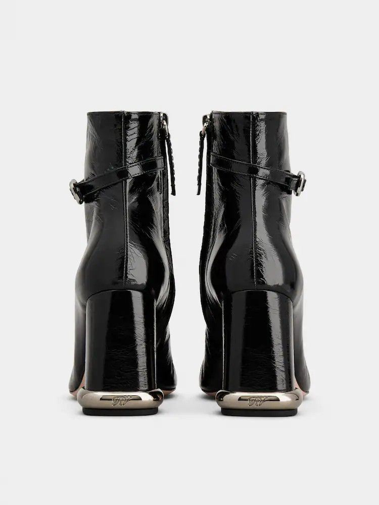 Roger Vivier o1s22i1n0824 Roundytoe Ankle Boots in Black Size US 10 / IT 40 - 5 Thumbnail