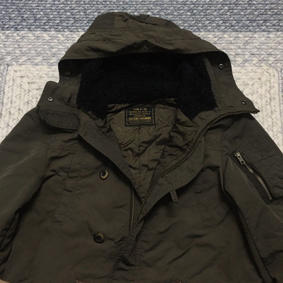 If Six Was Nine × Seditionaries Rare 291295=Homme Green Parka Jacket Size US M / EU 48-50 / 2 - 2 Thumbnail