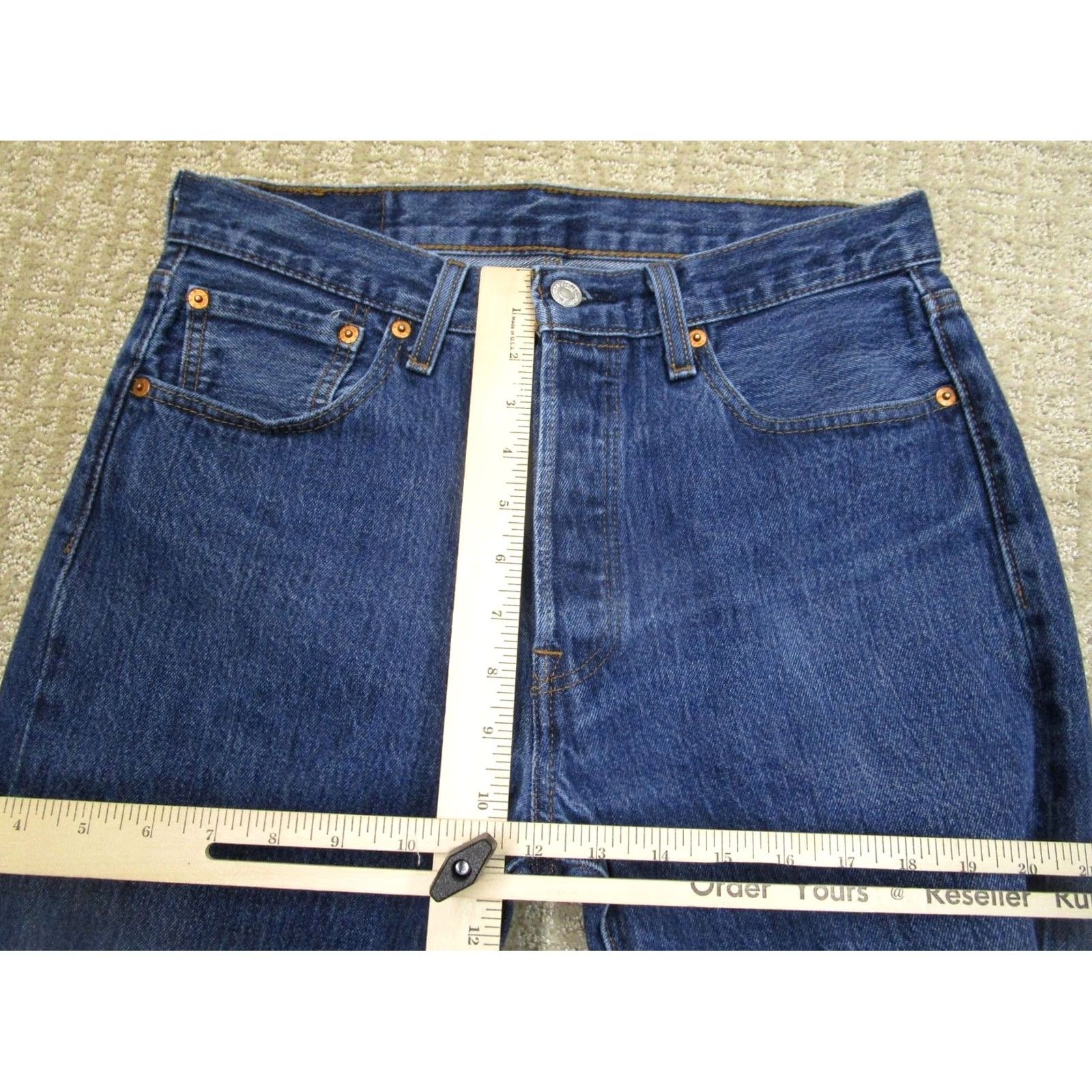 Levi's Levi's 501 Jeans Men 32x32 Blue Button Fly Original Fit Denim Pants Regular Waist 5-Pocket Logo Washington Not applicable? Size US 32 / EU 48 - 7 Thumbnail