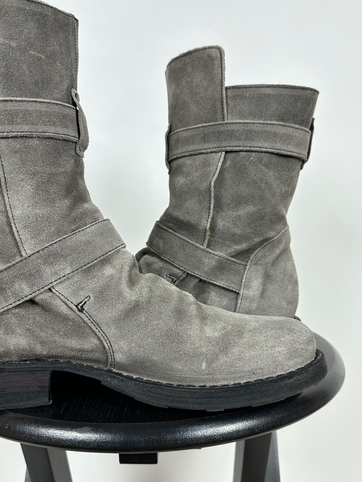 Fiorentini + Baker Fiorentini + Baker Eternity 2 Buckle Moto Ankle Suede Boots Size US 7 / IT 37 - 17 Thumbnail