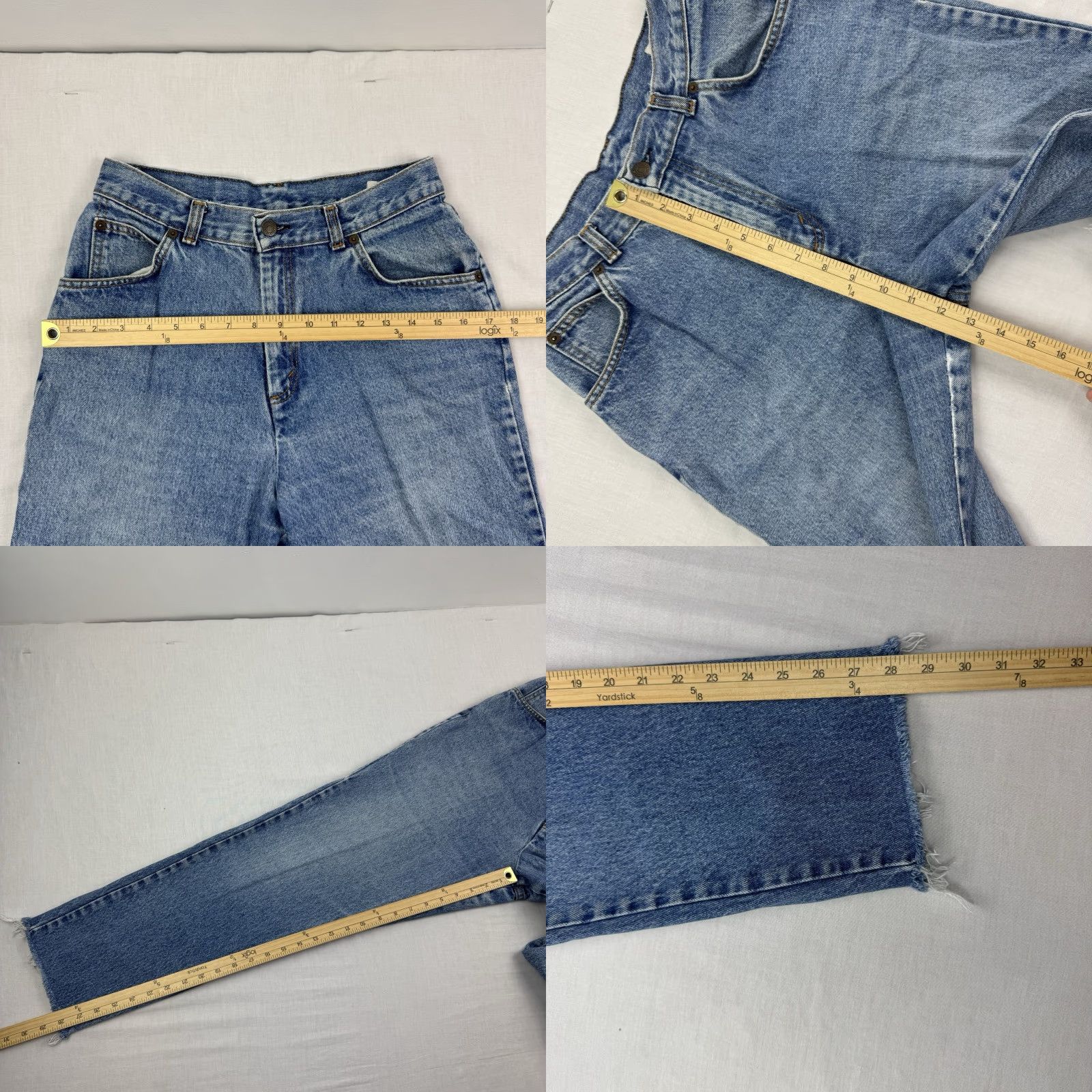 Levi's VINTAGE Levi's Jeans 568 Womens 11 High Waisted Mom 1980s 90s Made In USA Blue 90s Levis 568 Womens Jeans Size 32" / US 10 / IT 46 - 8 Thumbnail