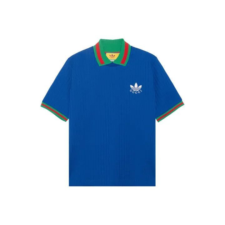 Gucci Gucci Gucci x Adidas Colorful Logo Embroidered Polo -2506 Size US S / EU 44-46 / 1 - 1 Thumbnail