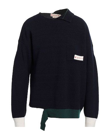 Marni o1w1db11024 Cashmere Sweater in Blue Size US S / EU 44-46 / 1 - 1 Thumbnail