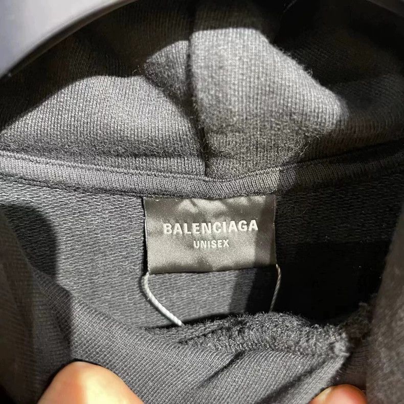 Balenciaga Balenciaga Letter Embroidered Logo Hoodie Size US S / EU 44-46 / 1 - 4 Thumbnail