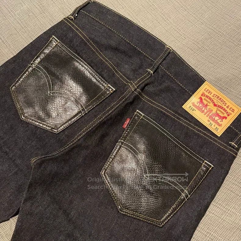 Junya Watanabe JUNYA WATANABE size S Patchwork Raw Denim Jeans Size 23" - 4 Thumbnail