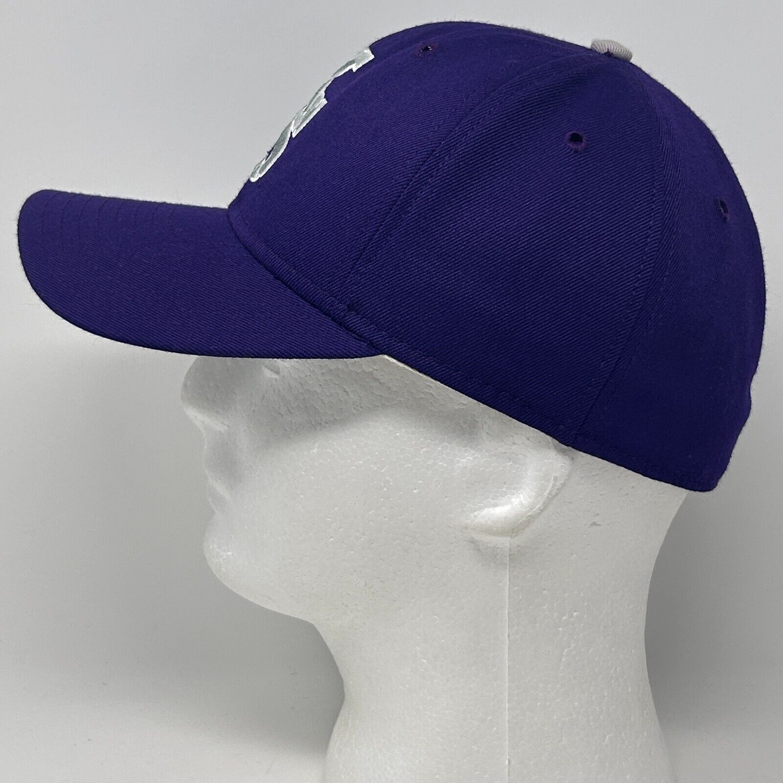 Delong Vintage Kansas State Wildcats Hat Baseball Cap Purple 7 1/4 Size ONE SIZE - 7 Thumbnail