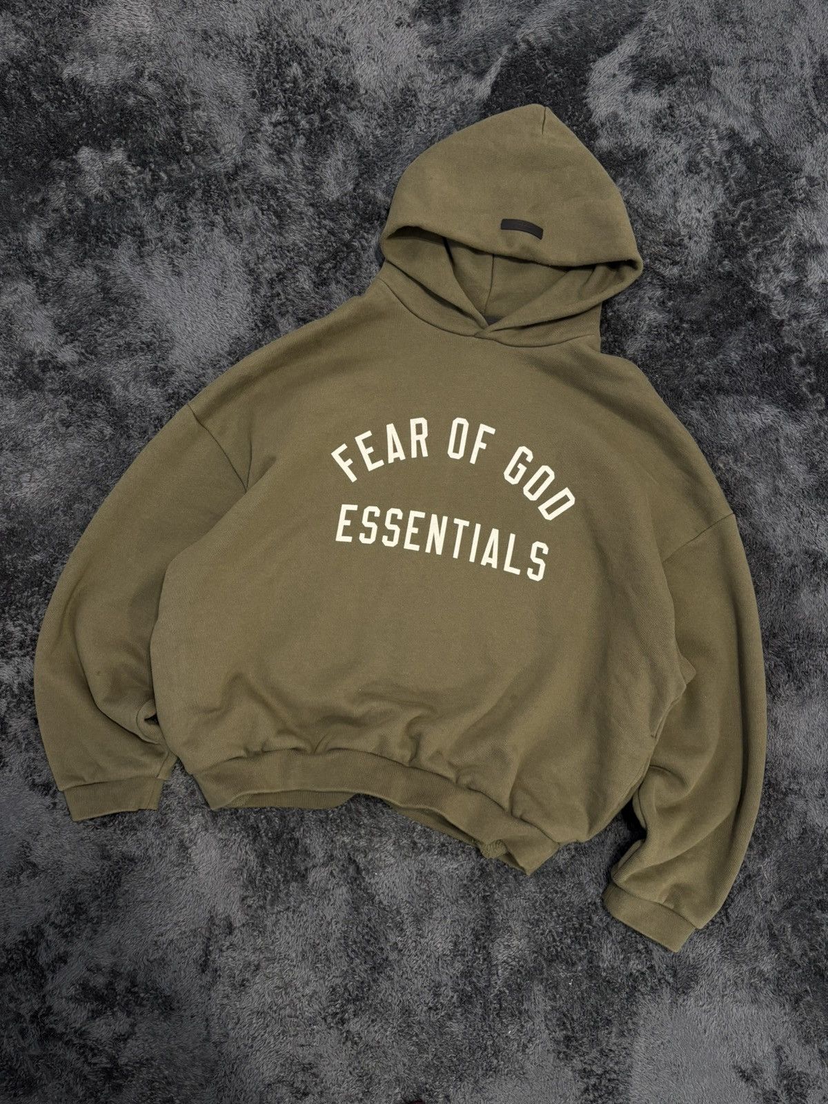 Fear of God Fear Of God Essentials Olive Hoodie Size US M / EU 48-50 / 2 - 1 Thumbnail
