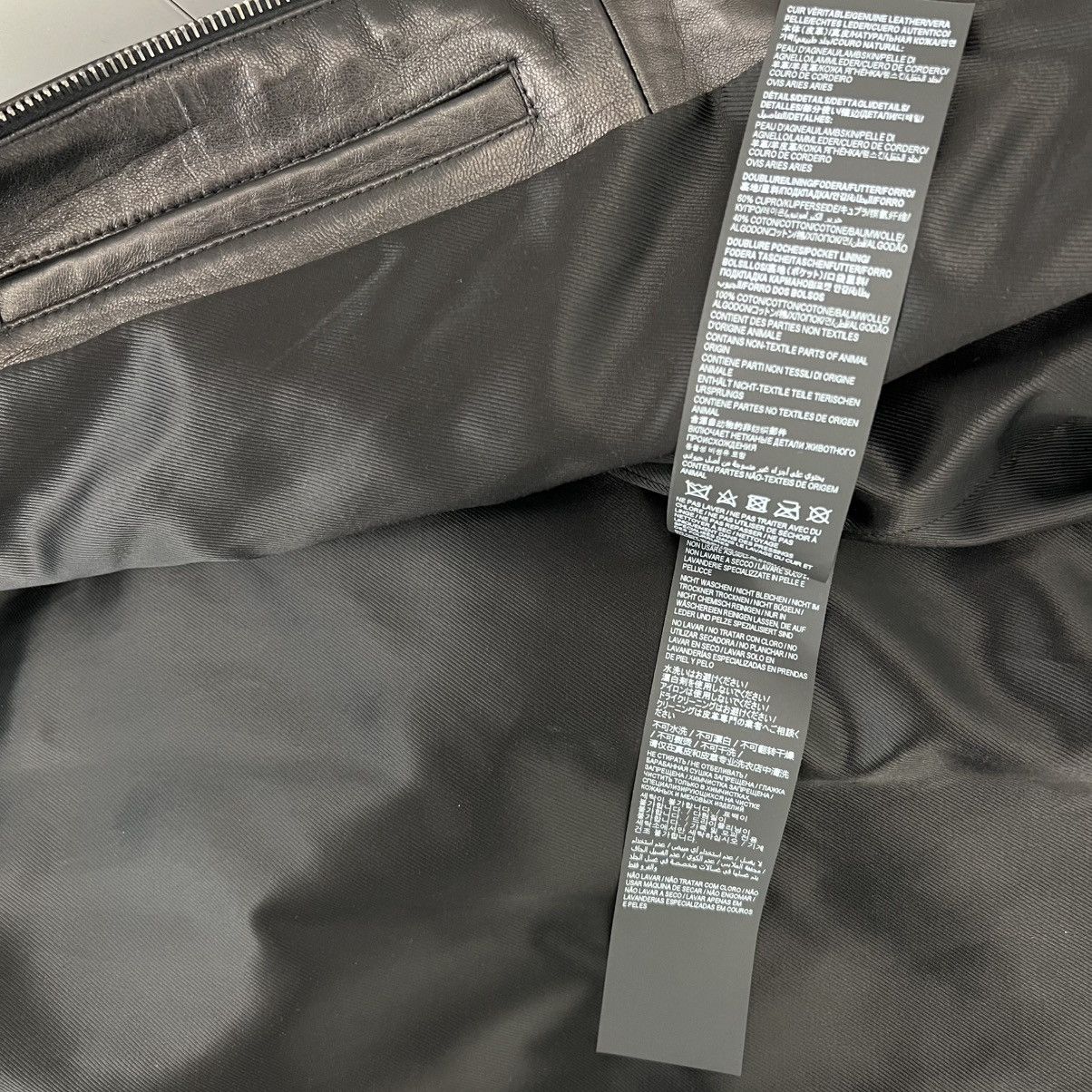 Saint Laurent Paris Saint Laurent Striped Leather Jacket Size US L / EU 52-54 / 3 - 7 Thumbnail