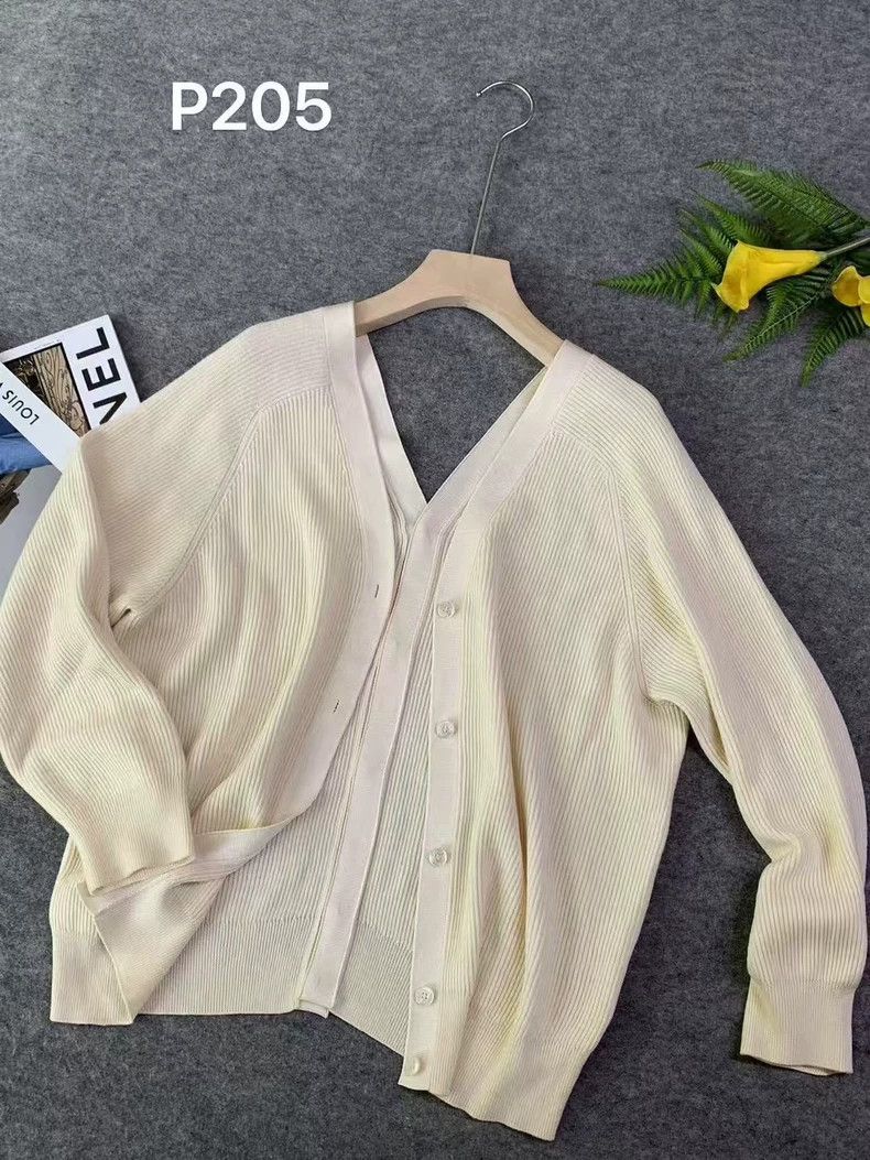 Hermes HERMES V-Neck Knit Cardigan Coat Size US S / EU 44-46 / 1 - 1 Thumbnail