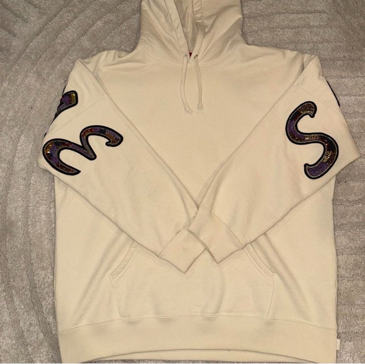 Supreme Supreme Beaded Hooded Sweatshirt never worn men’s L Size US L / EU 52-54 / 3 - 7 Thumbnail