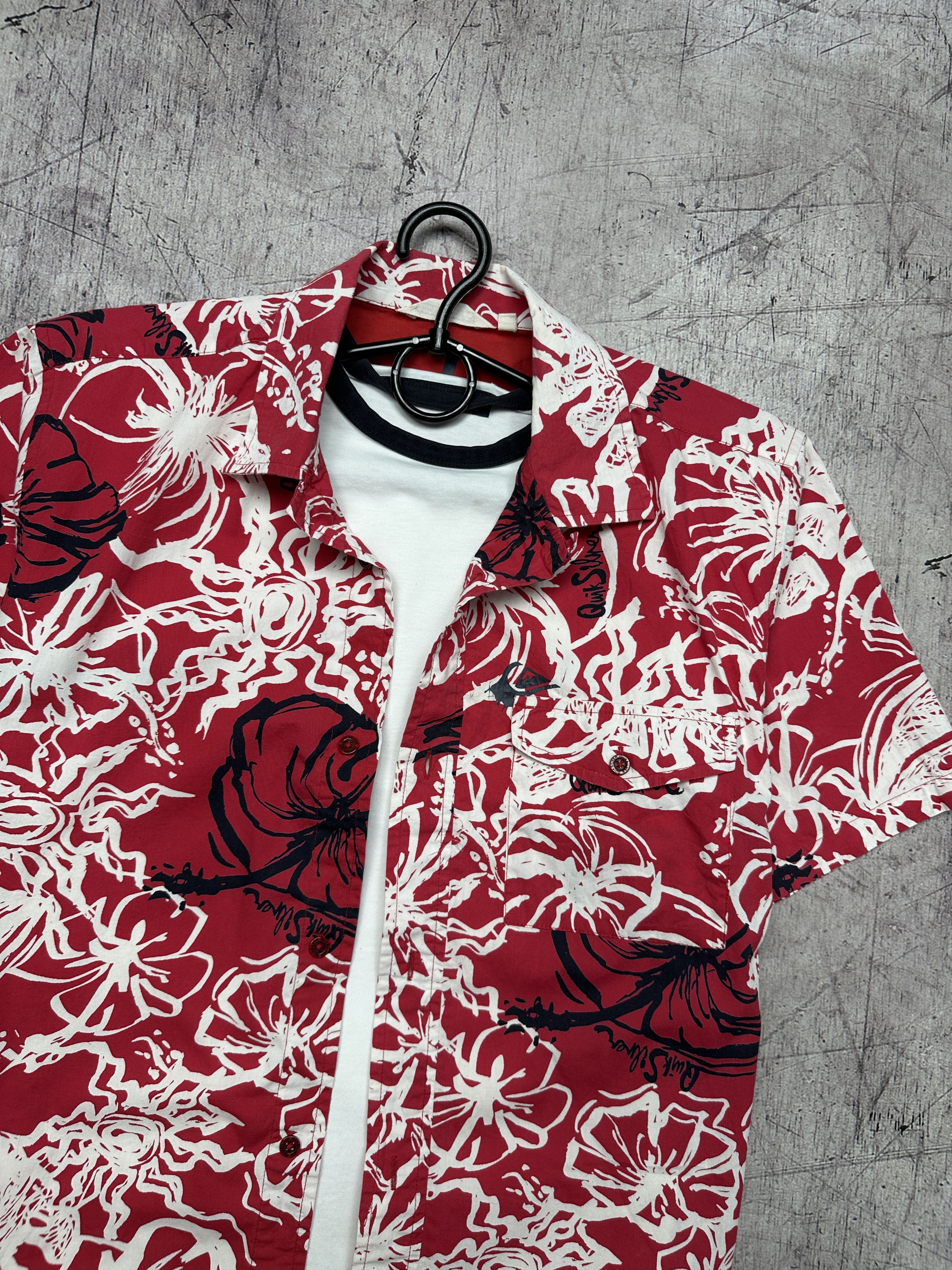 Quiksilver Quiksilver Vintage Mens Hawaiian Shirt Size US L / EU 52-54 / 3 - 2 Thumbnail
