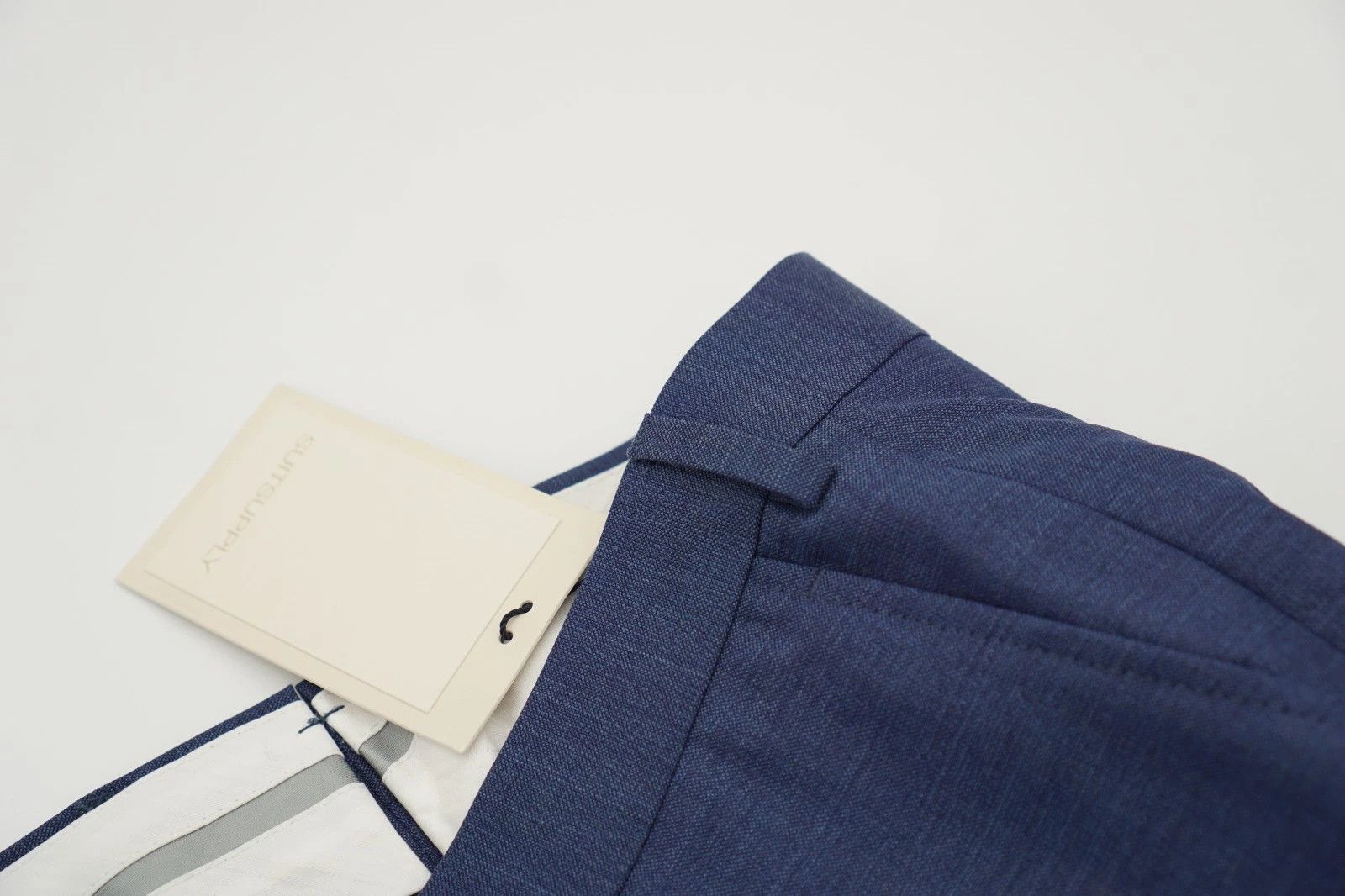 Suitsupply Men Suitsupply Pants Blue Wool Brescia Size 98 UK/US40L Size 40L - 4 Thumbnail