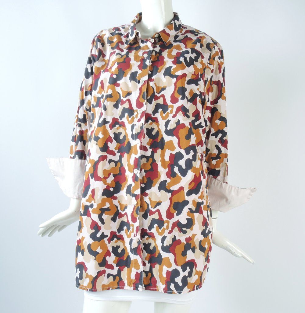 o1smst1ft0424 Oversized Shirt in Multicolor