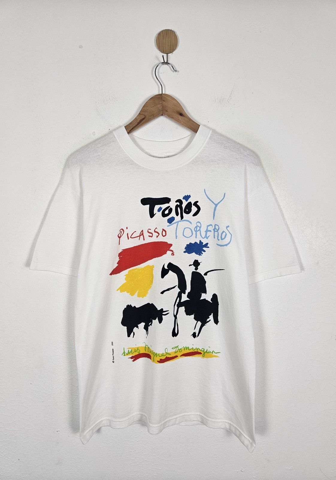 Vintage Vintage Pablo Picasso Succ Miro Toros Y Toreros Art Shirt Size US M / EU 48-50 / 2 - 1 Thumbnail