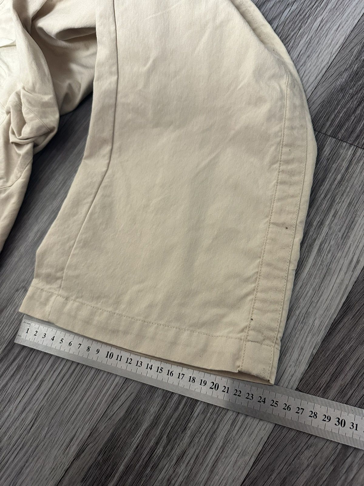 Nike × Vintage Nike Vintage Beige Baggy Sweatpants hype tn shox 90s Size US 32 / EU 48 - 14 Thumbnail