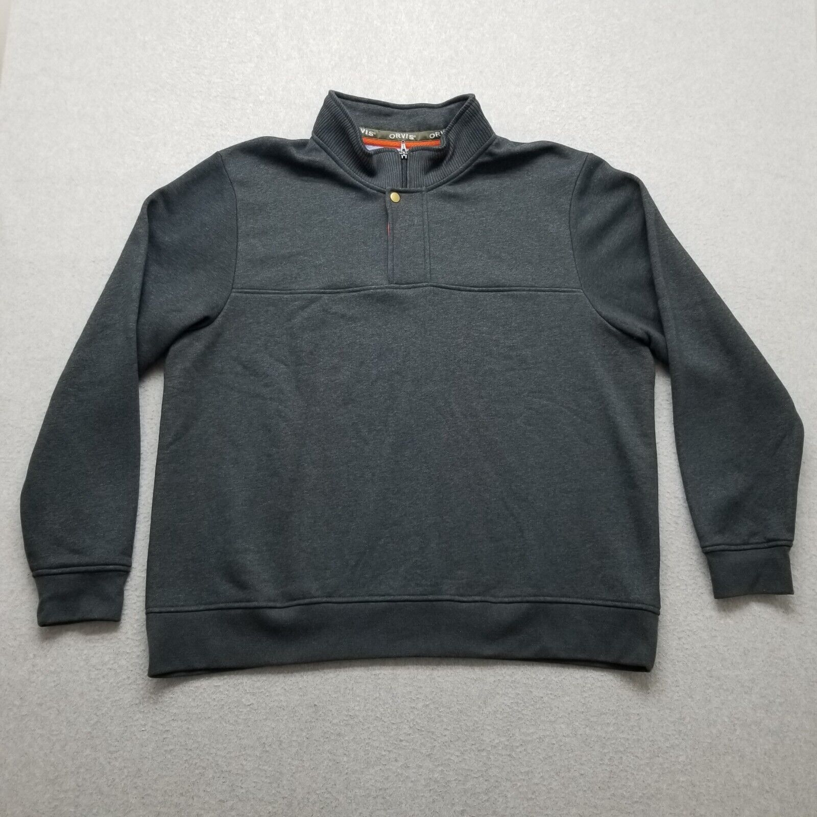 Orvis Orvis Sweater Mens 2XL Long Sleeve Pullover Mock Neck Zip Size US XXL / EU 58 / 5 - 1 Thumbnail