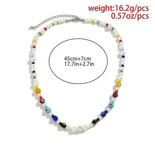 Other Hip Hop Style Colourful Necklace Size ONE SIZE - 4 Thumbnail