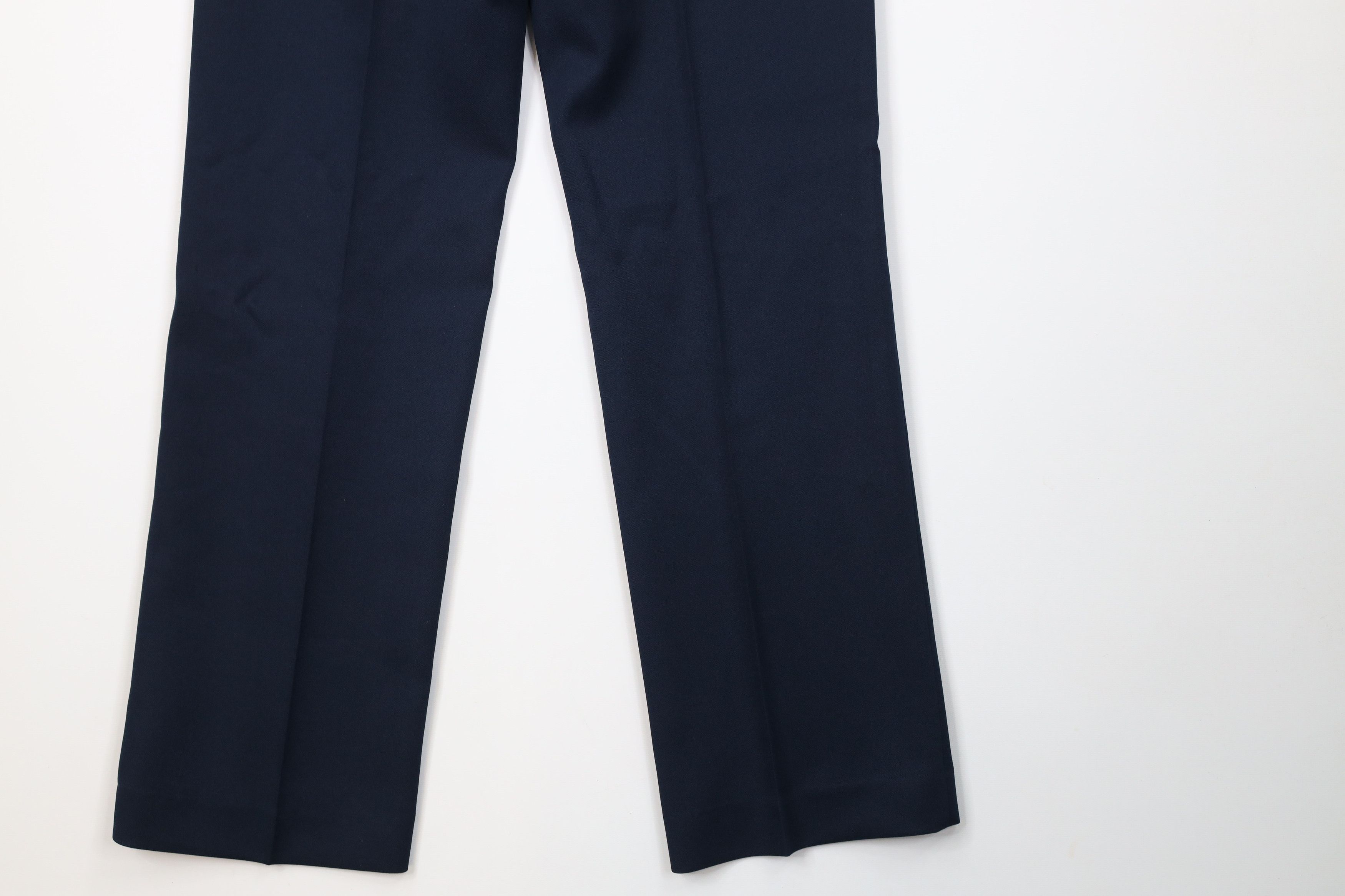 Vintage Vintage 70s Streetwear Flared Wide Leg Chino Pants Blue USA Size US 30 / EU 46 - 11 Thumbnail