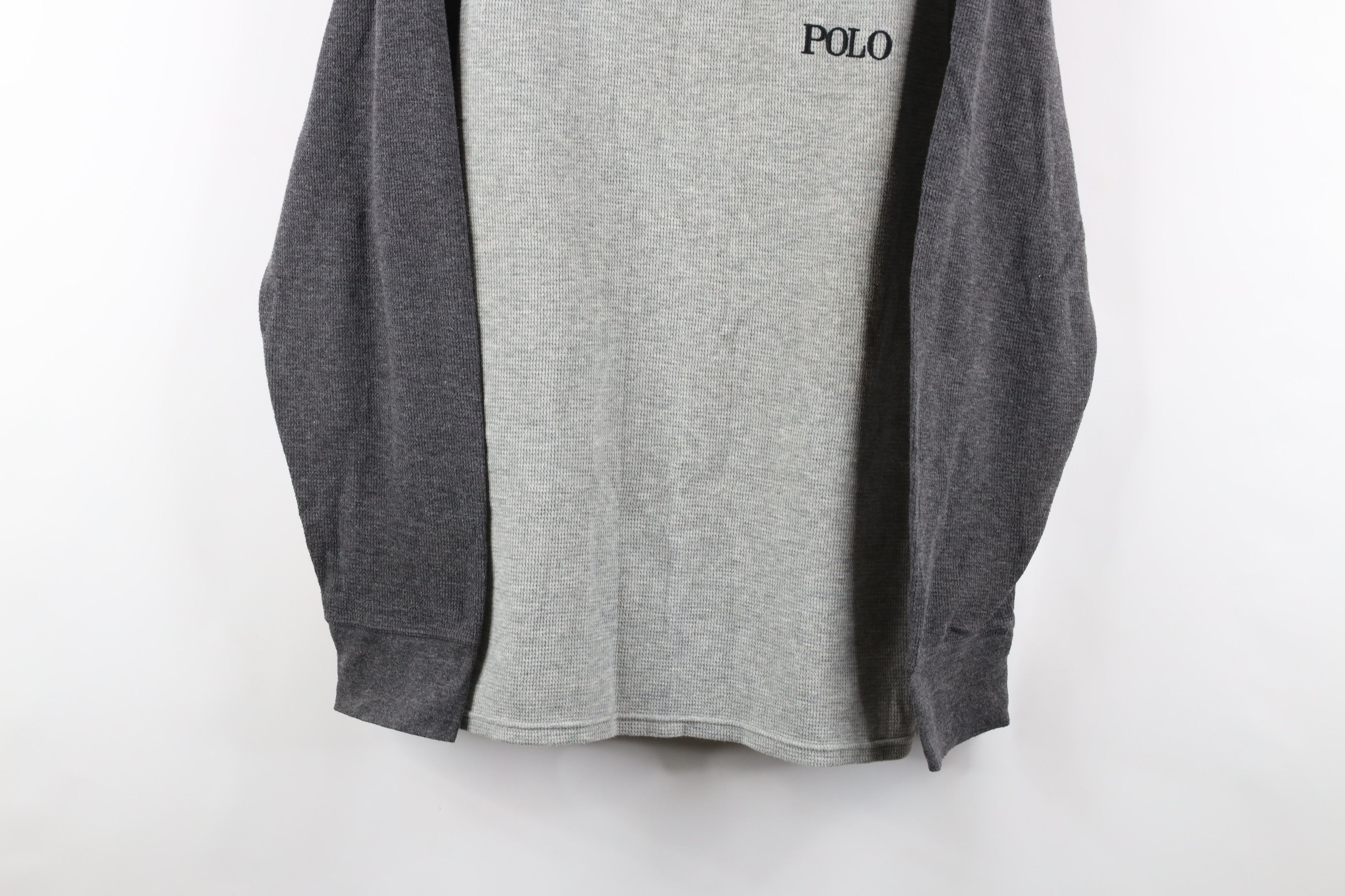 Polo Ralph Lauren Vintage Ralph Lauren Spell Out Thermal Waffle Knit T-Shirt Size US XL / EU 56 / 4 - 3 Thumbnail