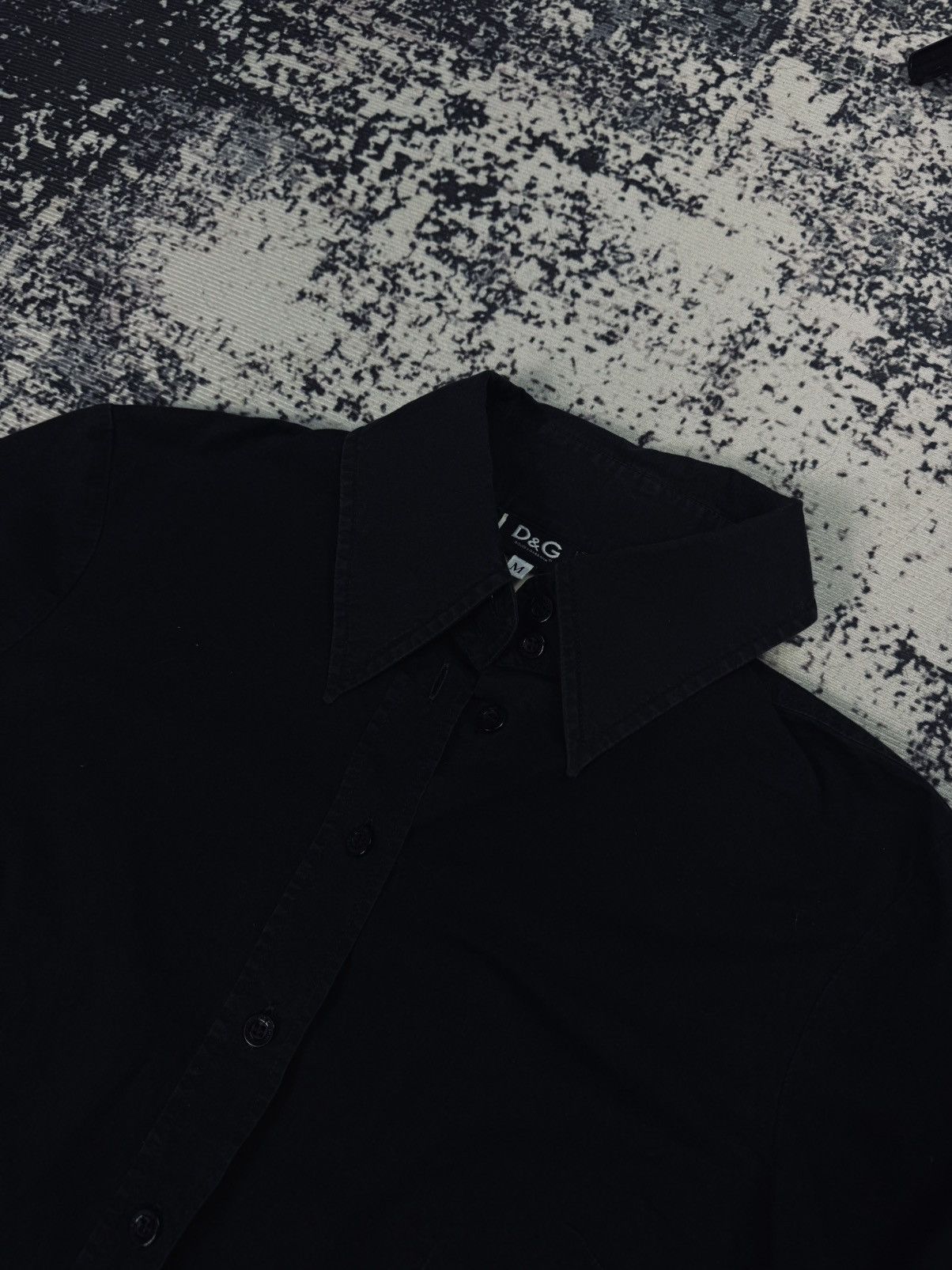 Dolce & Gabbana × Vintage Dolce & Gabbana Shirt black womens M vintage Size US M / EU 48-50 / 2 - 4 Thumbnail