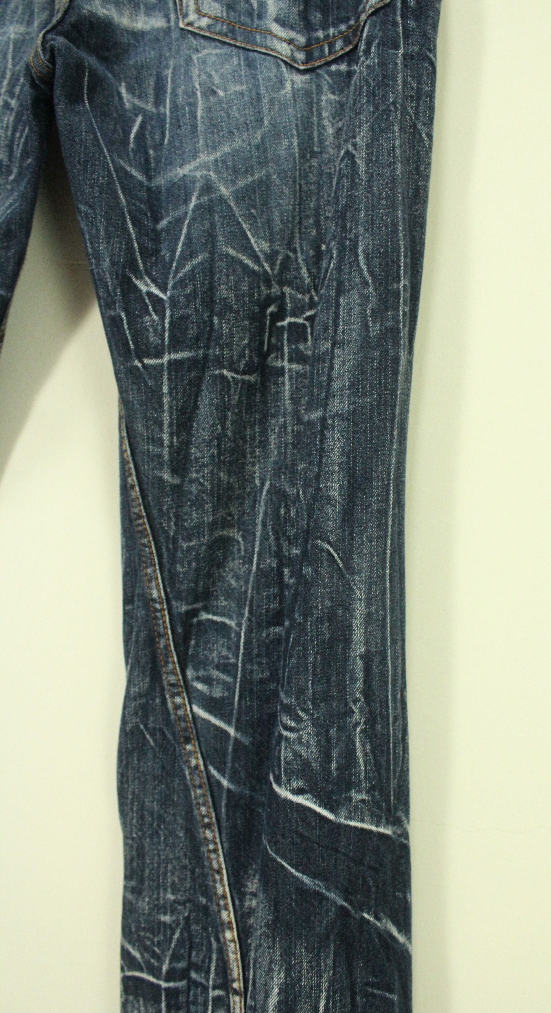 Japanese Brand Flared 🔥 NYLAUS Clothing Denim Spiral Cut Claw Mark Denim Size US 32 / EU 48 - 11 Thumbnail