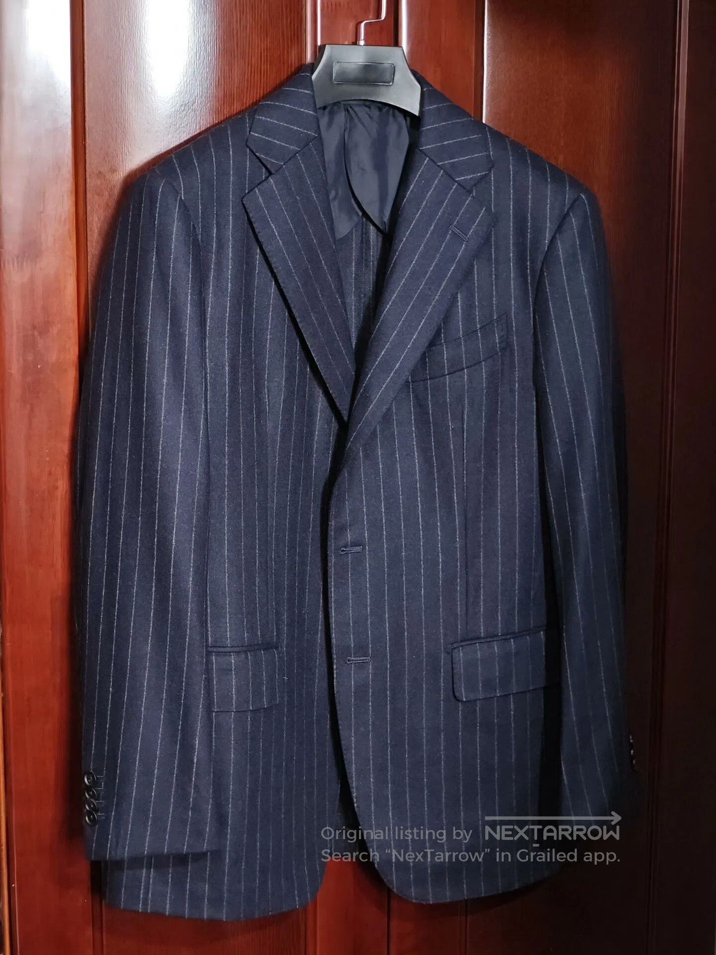 Ermenegildo Zegna Custom Zegna Flannel Suit Jacket. Size US M / EU 48-50 / 2 - 1 Thumbnail