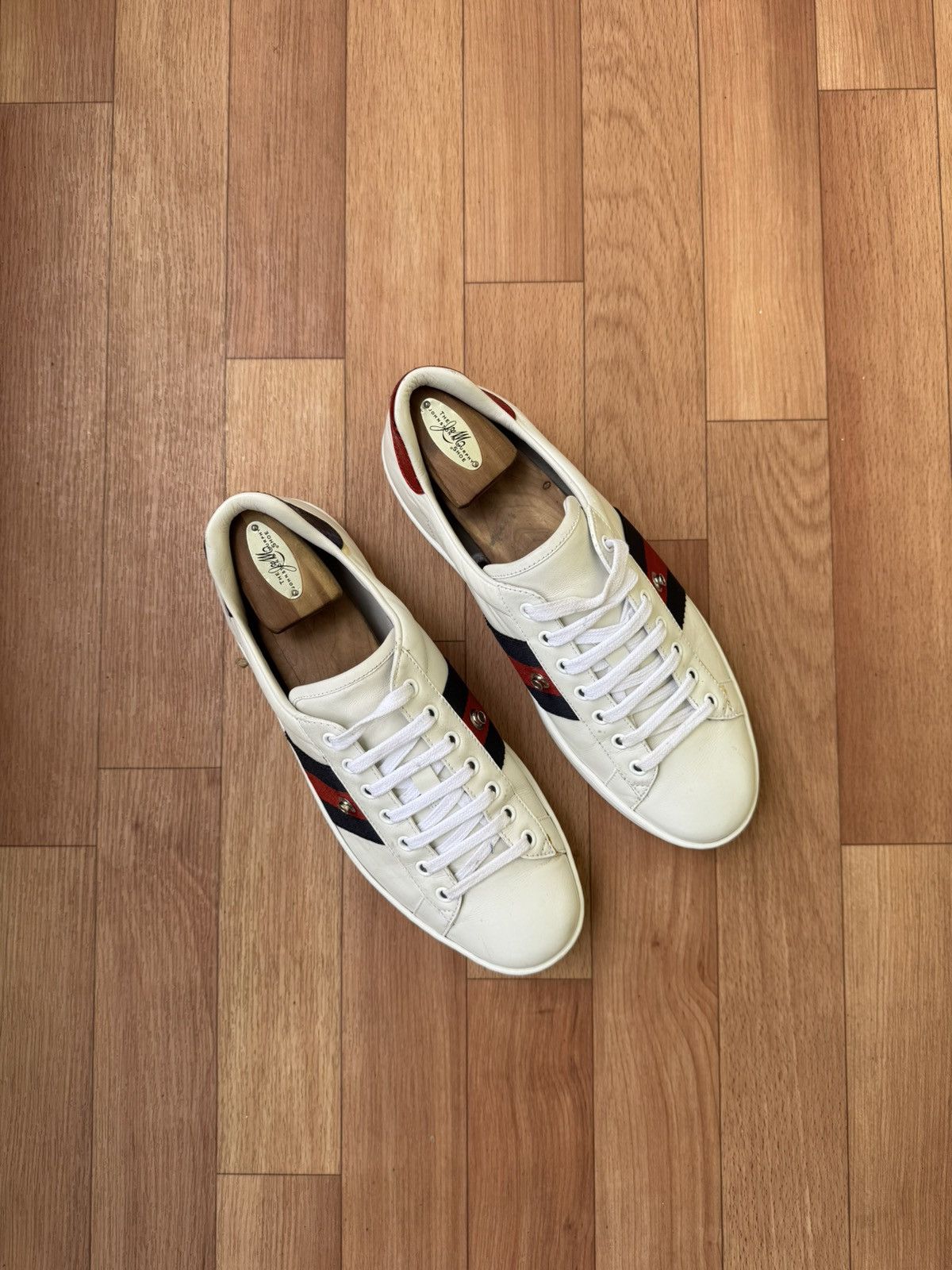 Gucci Gucci Tiger patch Sneakers Size US 8 / EU 41 - 11 Thumbnail