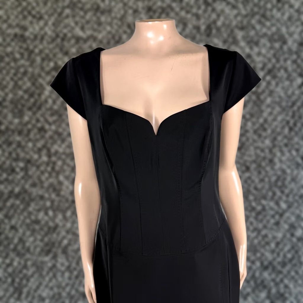 Ted Baker Ted Baker Dress Womens 4 Black London Women Designer Ottoman Pencil Stretch Size S / US 4 / IT 40 - 1 Thumbnail