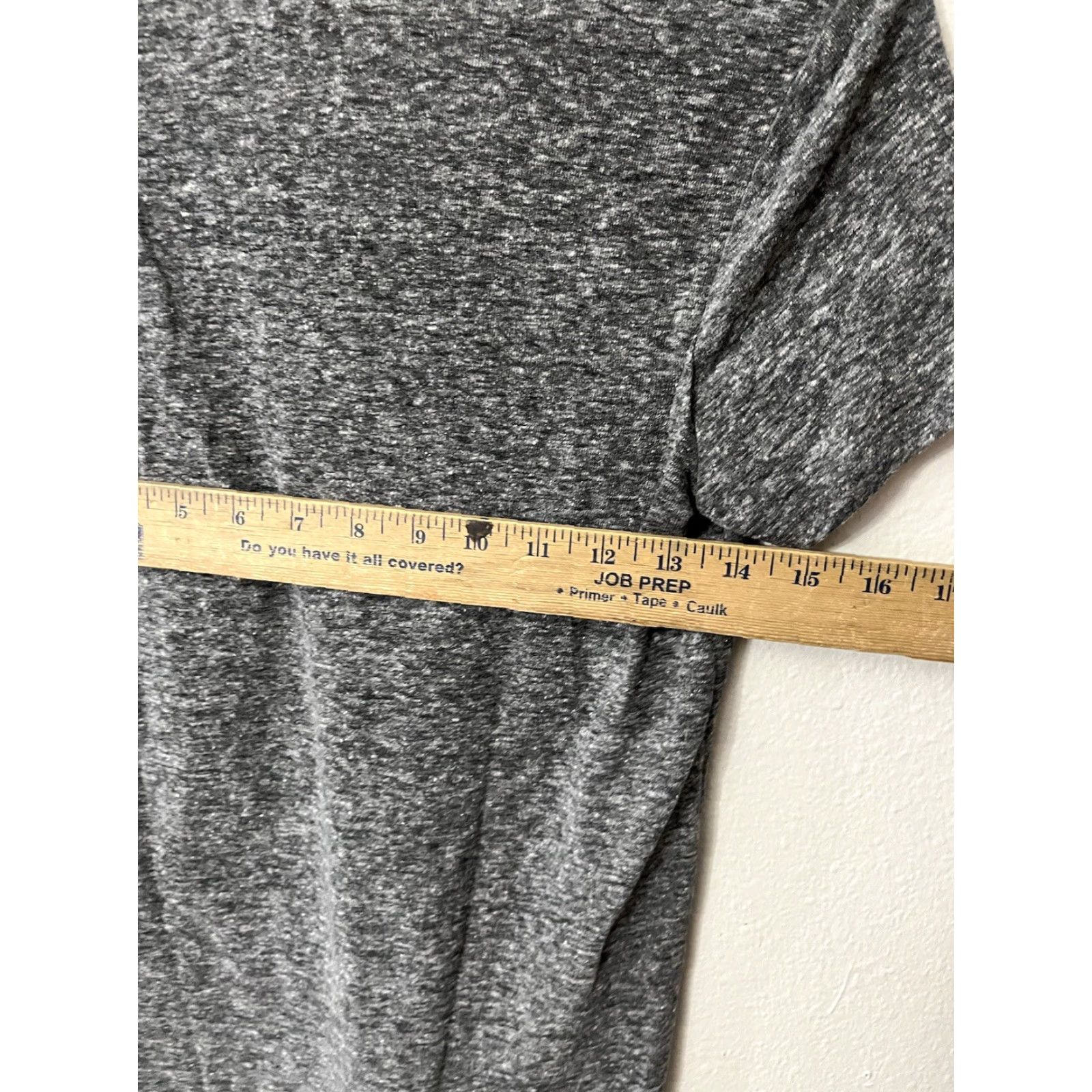 Gap GAP Gray Short Sleeve Top Stretch Knit Linen Blend Scoop Neck Small Size S / US 4 / IT 40 - 5 Thumbnail