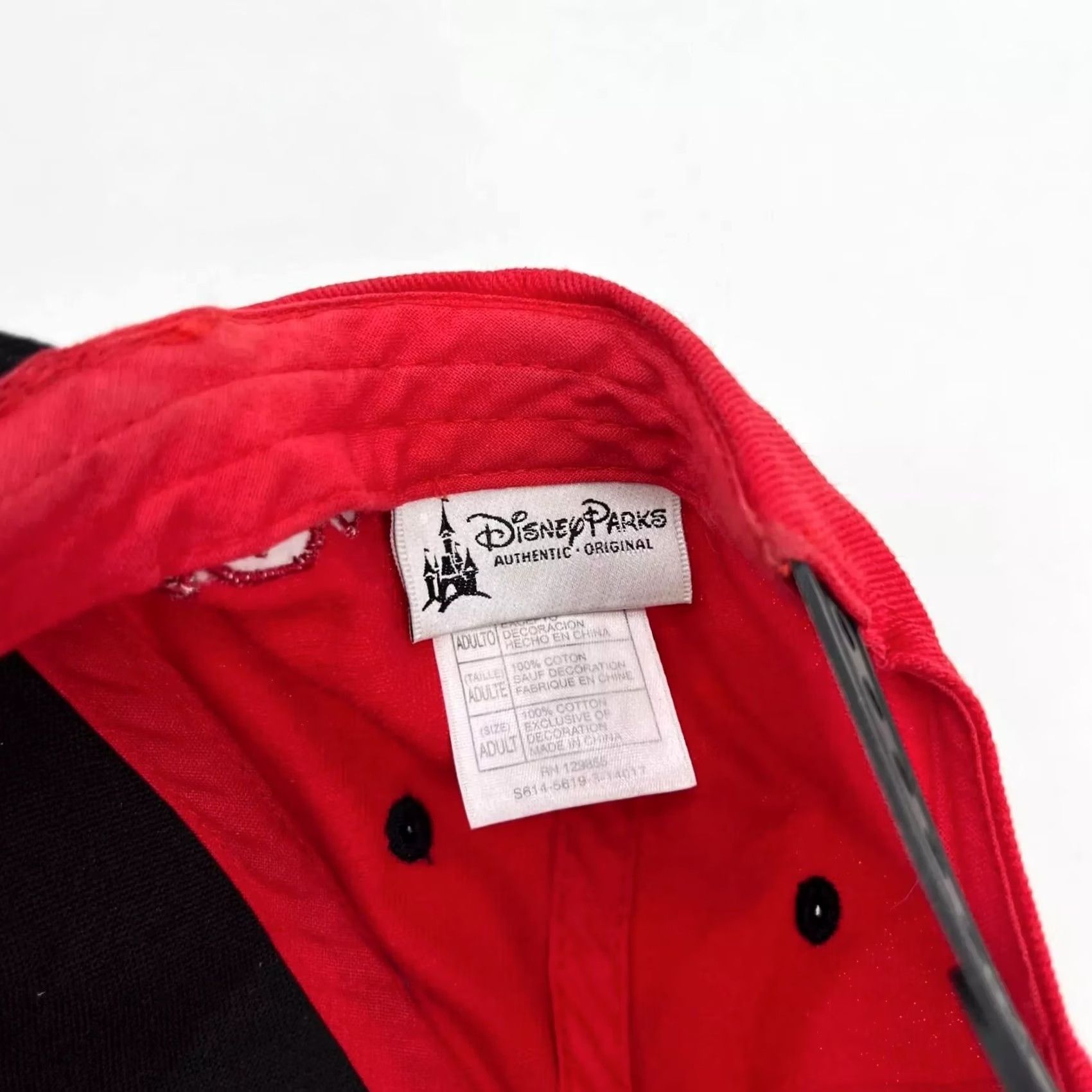 Disney Disney Parks Snapback Hat Mens One Size Red Mickey Mouse Logo 1928 Cap Size ONE SIZE - 8 Thumbnail