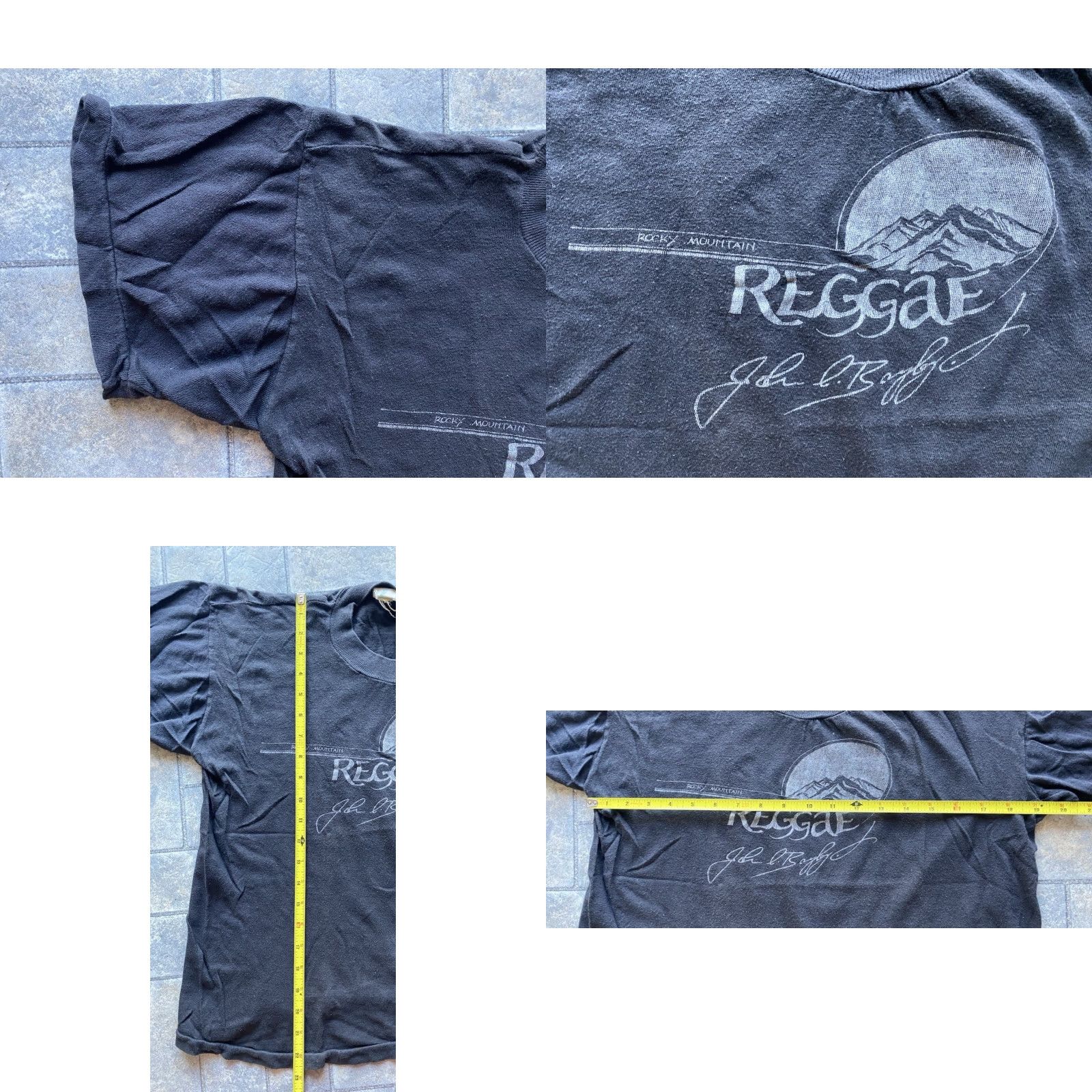 Vintage VINTAGE 70s 80s Rockers John Bayley Fantasy T-Shirt Black L RARE Men Short Sleeve Music Reggae Size US L / EU 52-54 / 3 - 8 Thumbnail