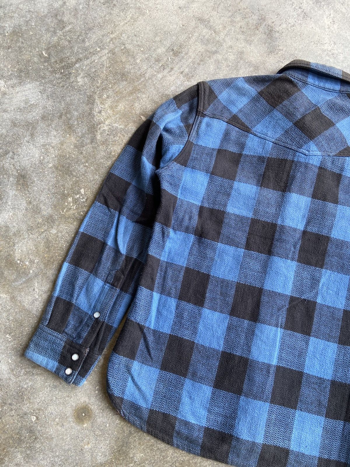 The Flat Head AMERICANA STYLE INDIGO FLANNEL Size US M / EU 48-50 / 2 - 9 Thumbnail