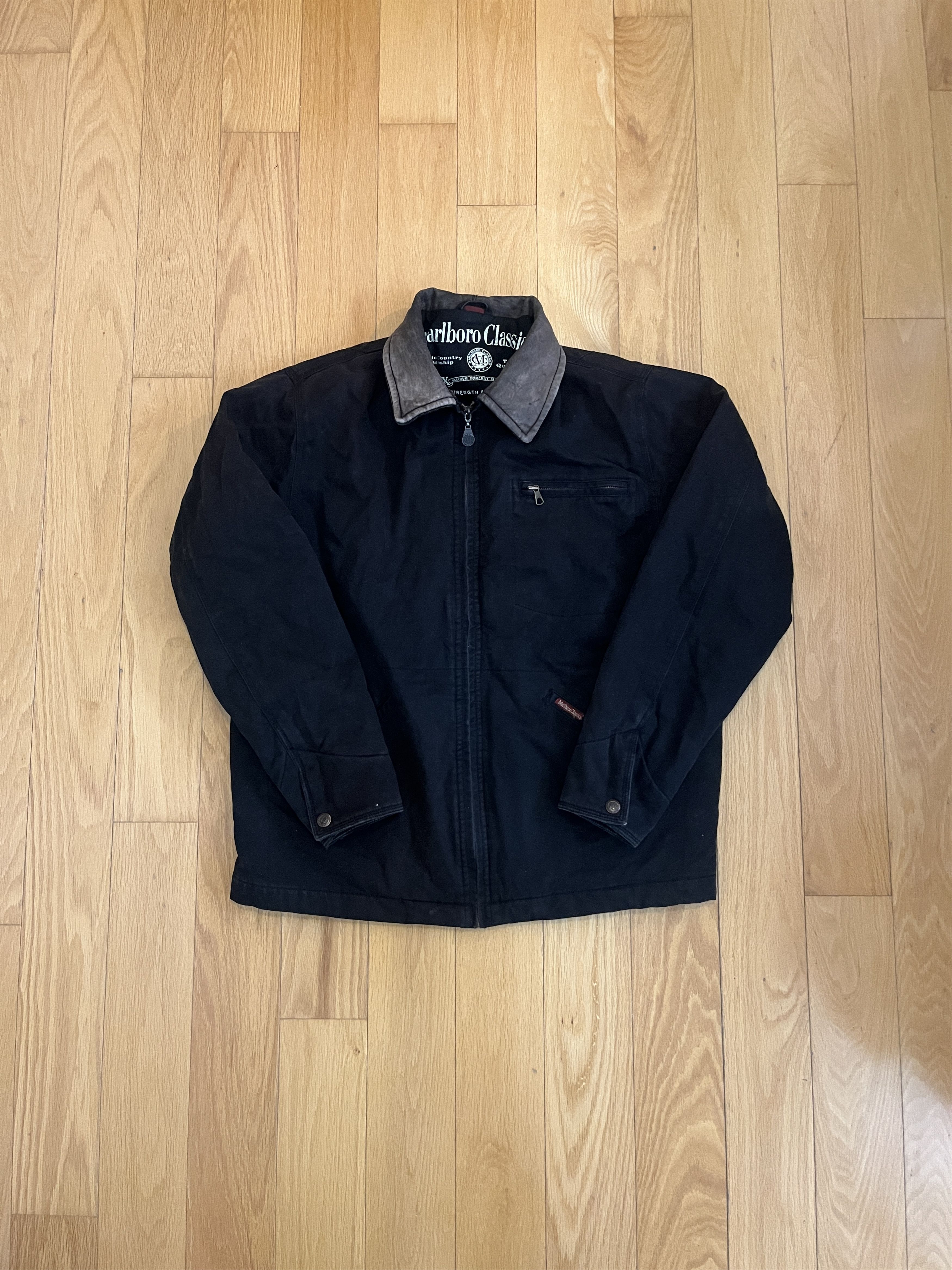 Marlboro Vintage Marlboro Detroit Workwear Jacket L Size US L / EU 52-54 / 3 - 1 Thumbnail