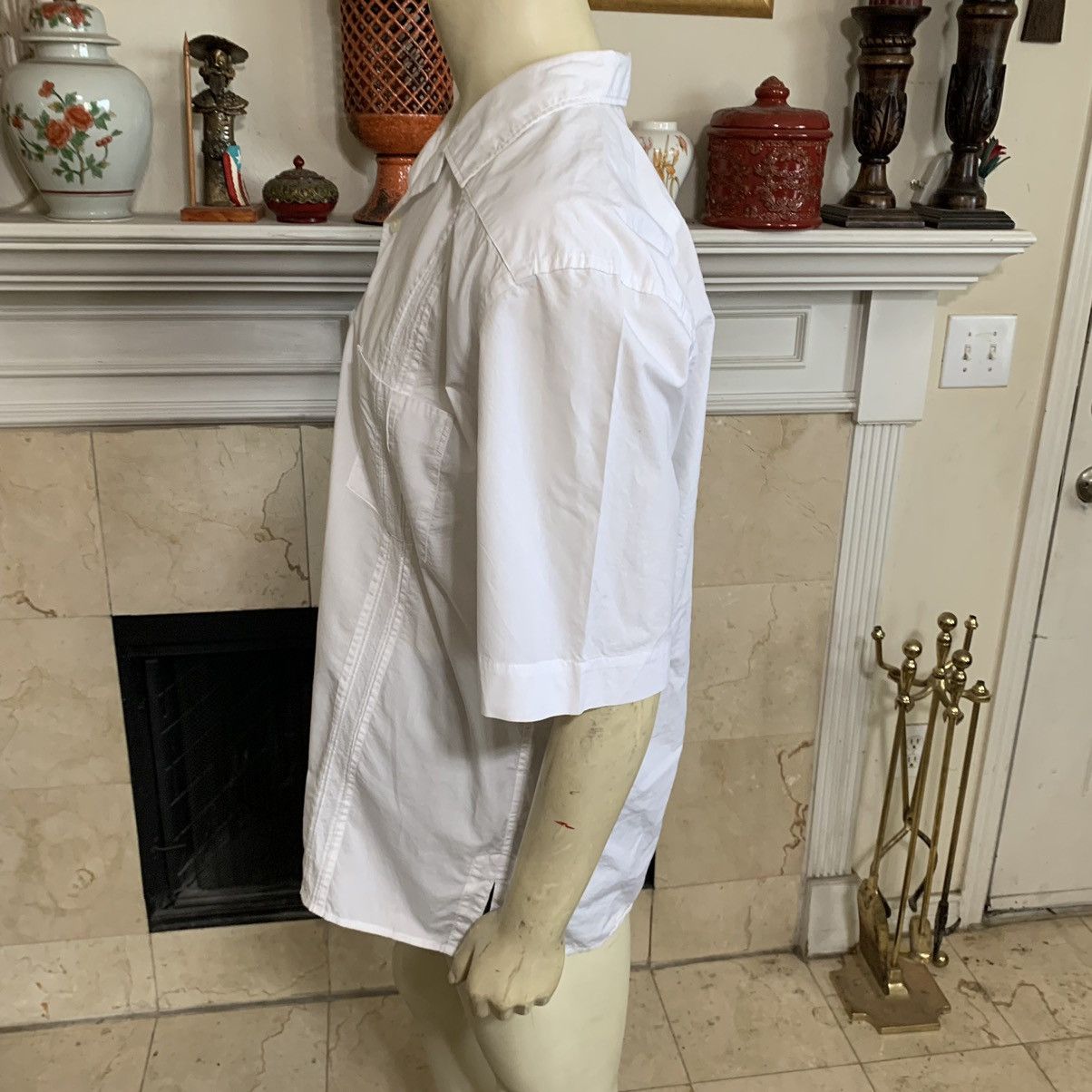 Lemaire × Uniqlo Guayabera Camp collar SS button up Size US L / EU 52-54 / 3 - 6 Thumbnail