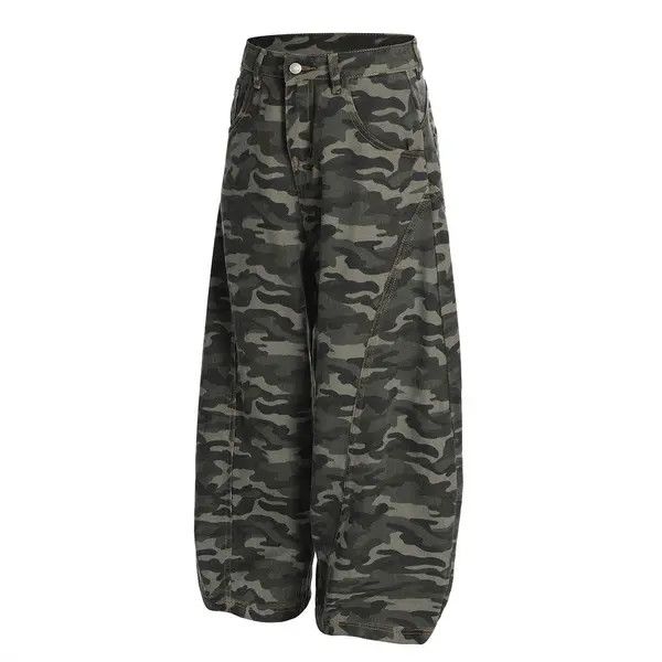 Japanese Brand VIBE American workwear men's loose camouflage machete jeans Size US 32 / EU 48 - 2 Thumbnail