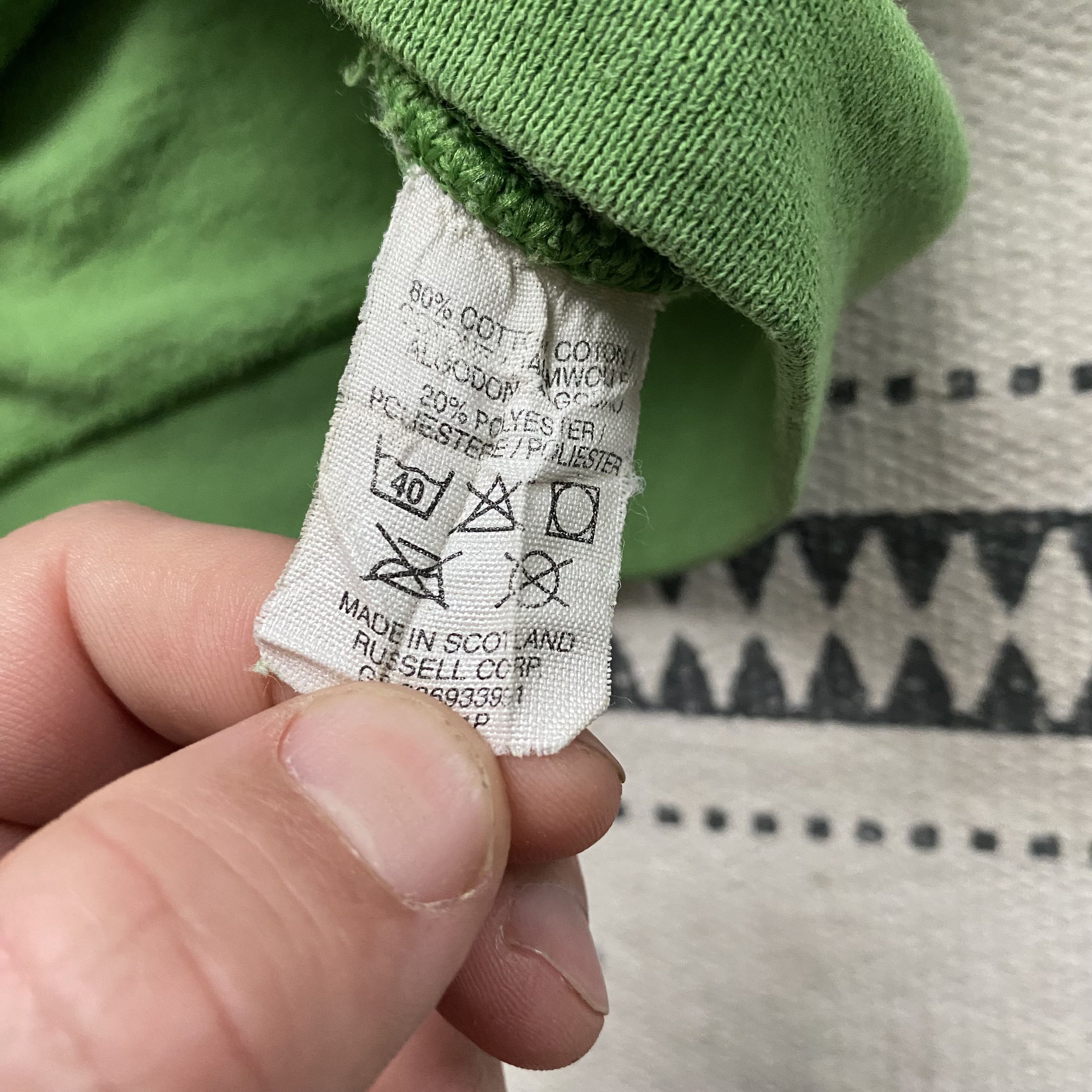 Russell Athletic 🍏 Vintage 90s RUSSELL ATHLETIC boxy sweatshirt Size US L / EU 52-54 / 3 - 8 Thumbnail