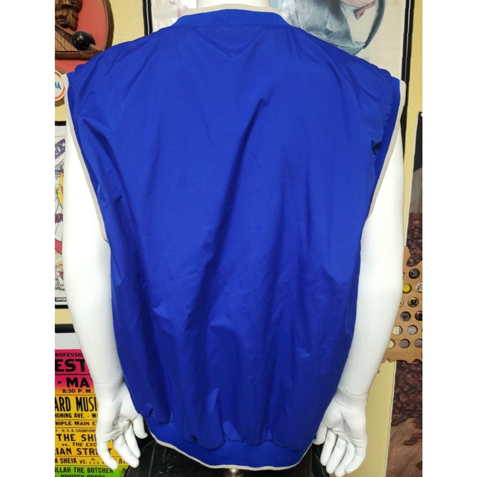 Vintage VINTAGE Calloway Memorial Bowl Windbreaker Vest XL Kentucky Football Tonix Logo Blue Men Size US XL / EU 56 / 4 - 3 Thumbnail