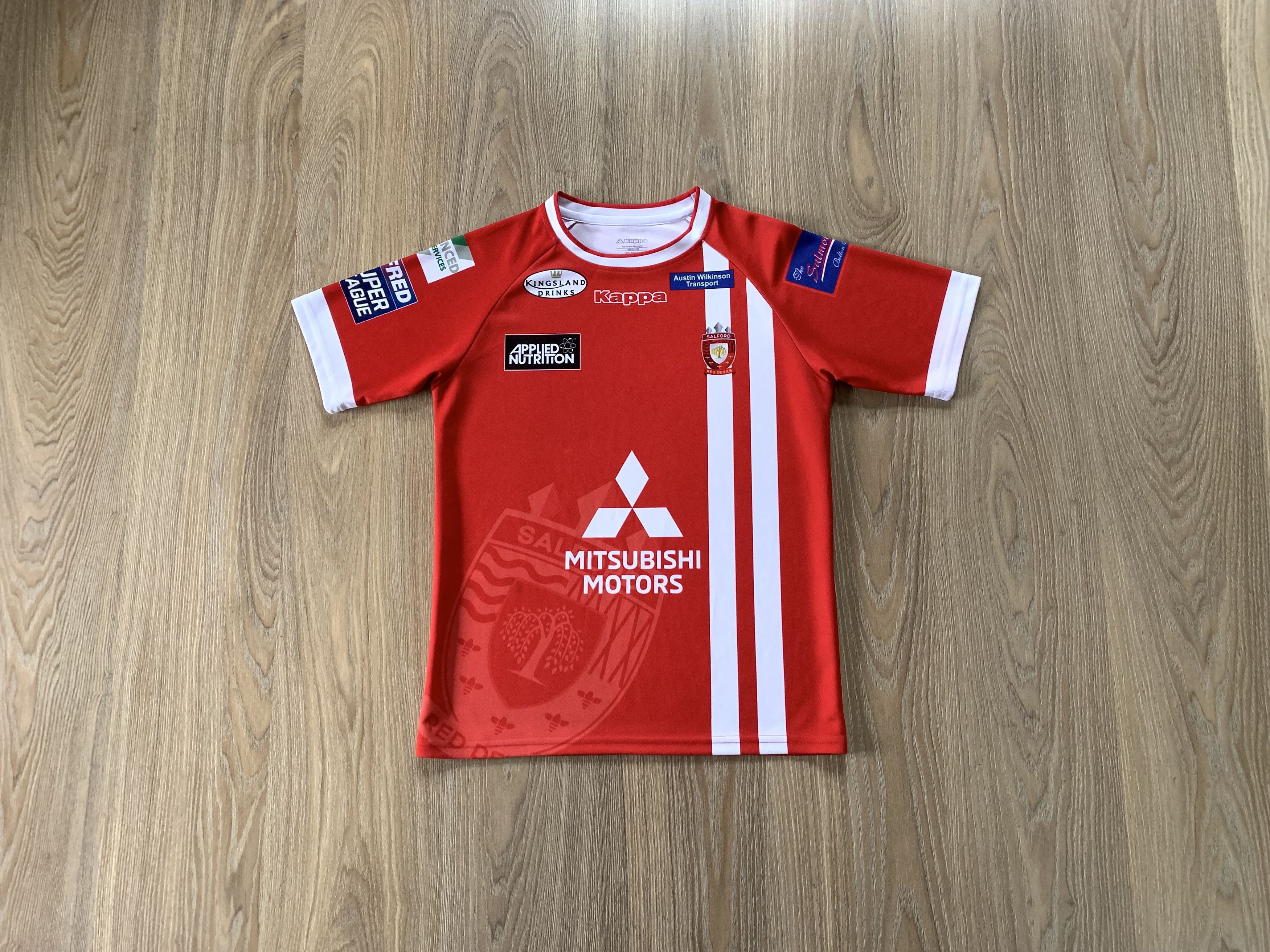Kappa × Vintage Vintage Kappa Salford Red Devils Rugby Jersey Size US M / EU 48-50 / 2 - 2 Thumbnail