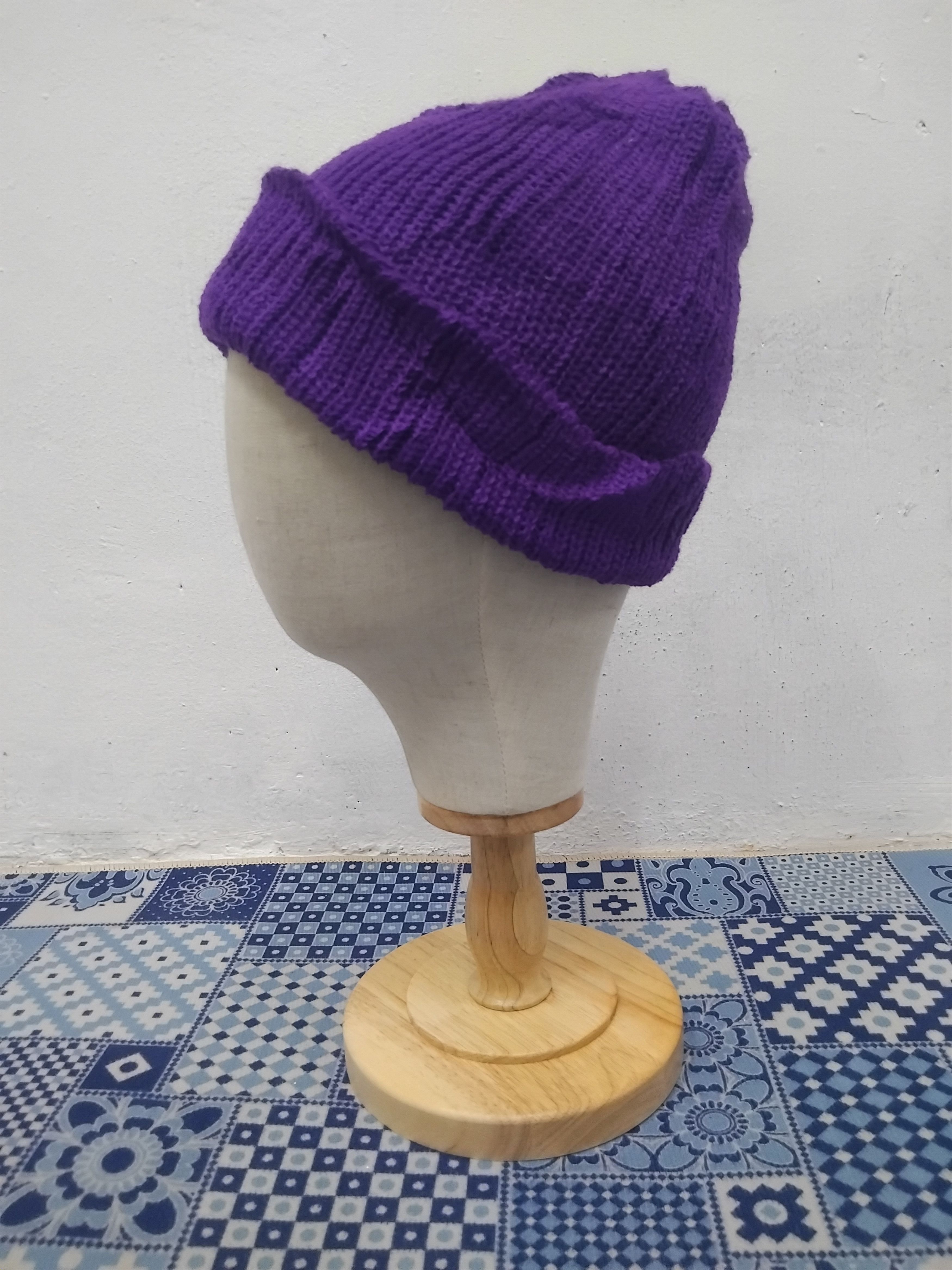 go slow caravan 💥Go Slow Caravan purple Beanie Size ONE SIZE - 6 Thumbnail