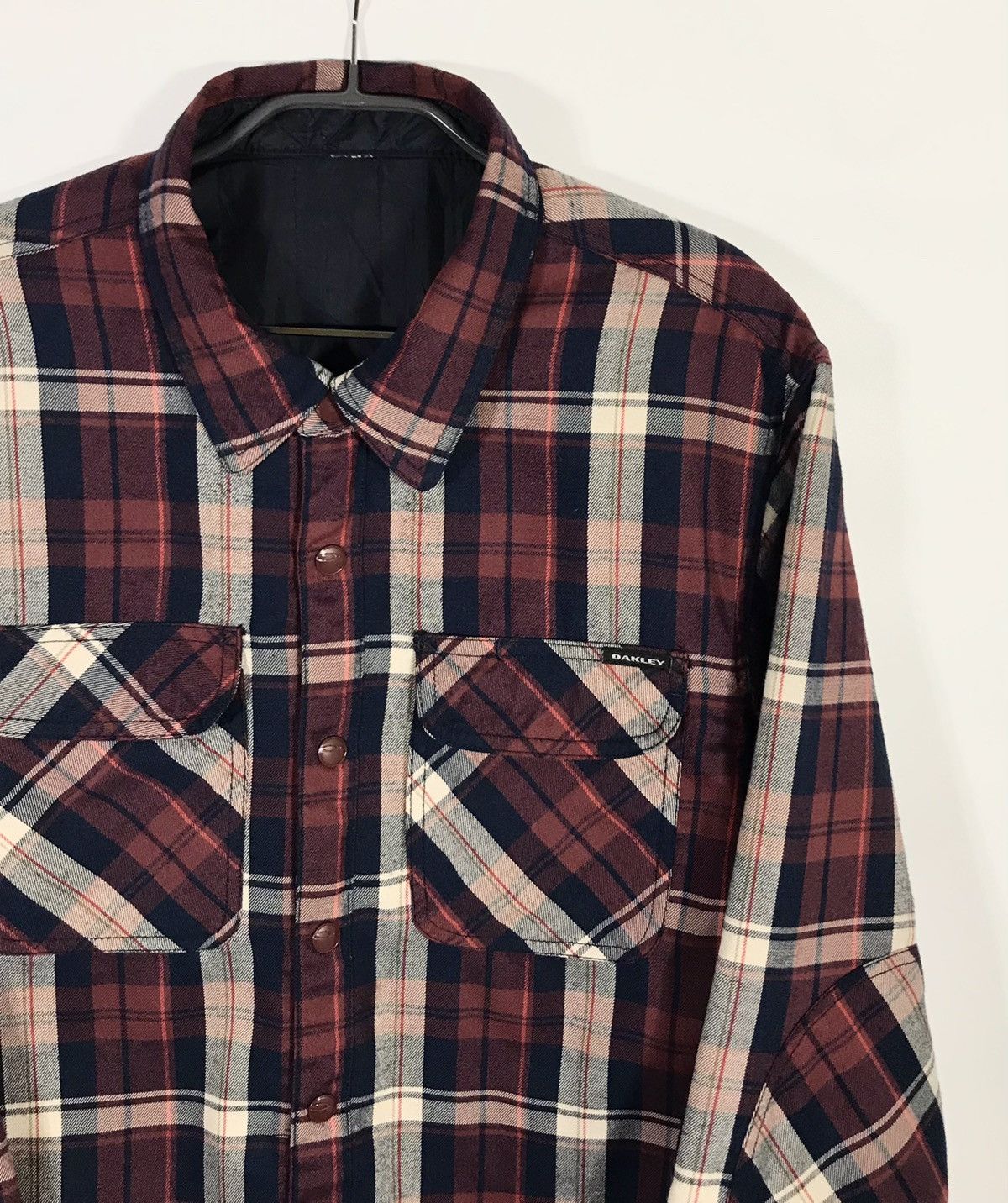 Oakley Oakley Vintage Mens Button Up Overshirt Reversible Size M Size US M / EU 48-50 / 2 - 3 Thumbnail