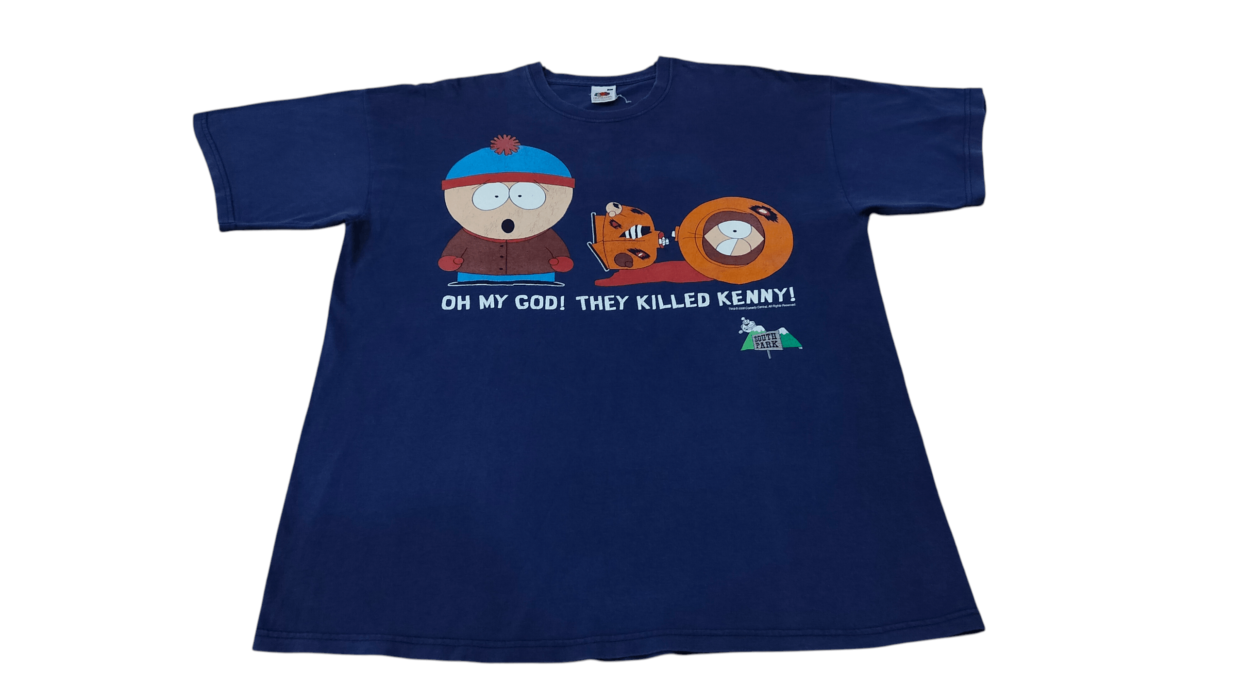 Vintage Vintage South Park Oh My God! They Killed Kenny! tshirt Size US XL / EU 56 / 4 - 1 Thumbnail