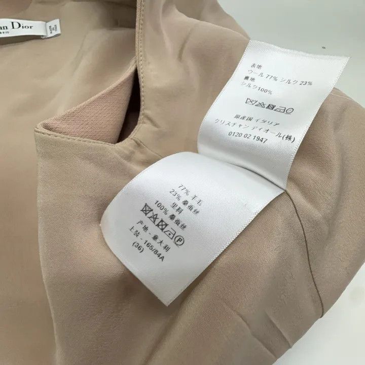 Dior Dior Simple Sleeveless Dress in Neutral Color 0079-2507 Size S / US 4 / IT 40 - 5 Thumbnail