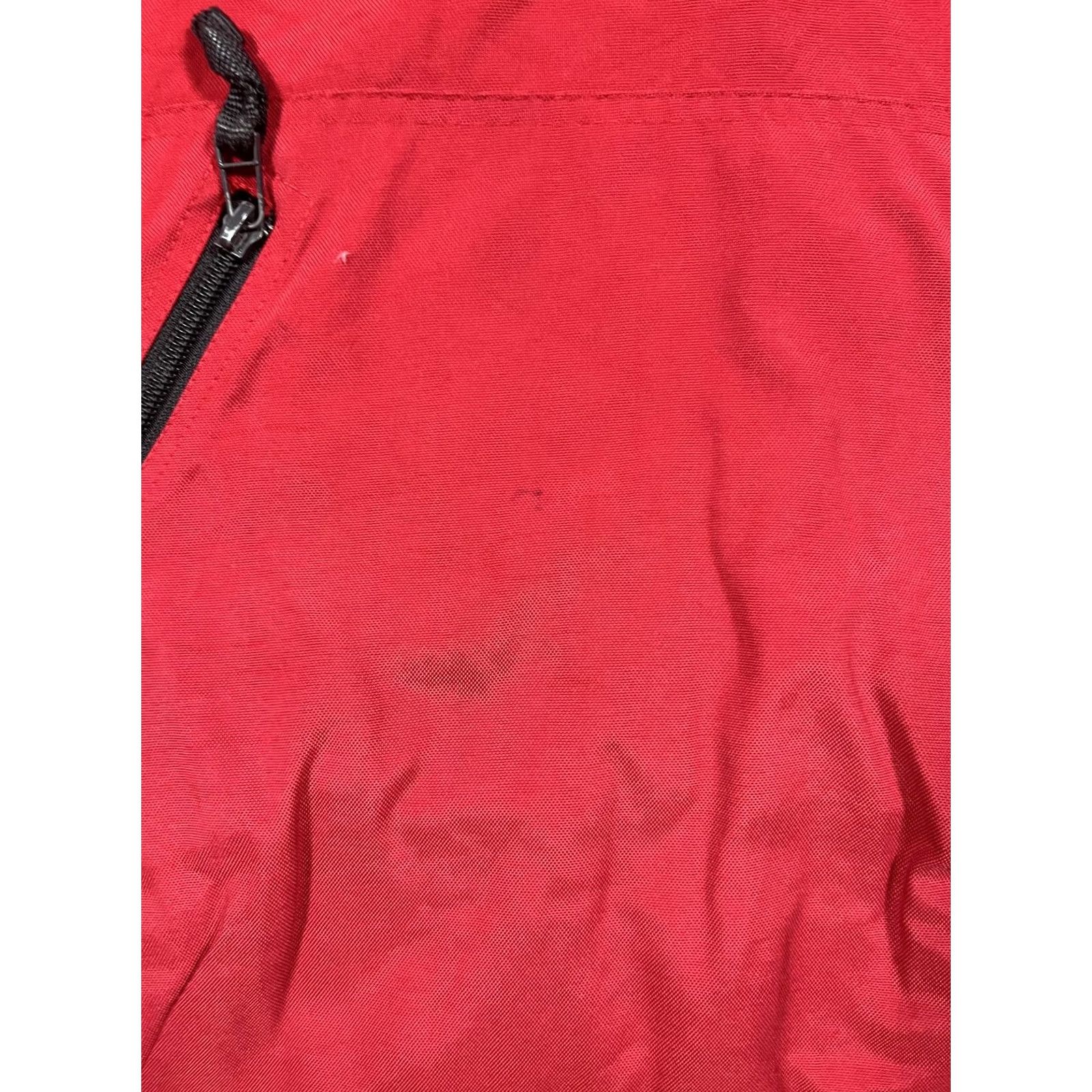 Gap GAP Jacket Mens Large Red Gray Hooded Anorak Pullover Fleece Lined Half Zip Size US L / EU 52-54 / 3 - 3 Thumbnail