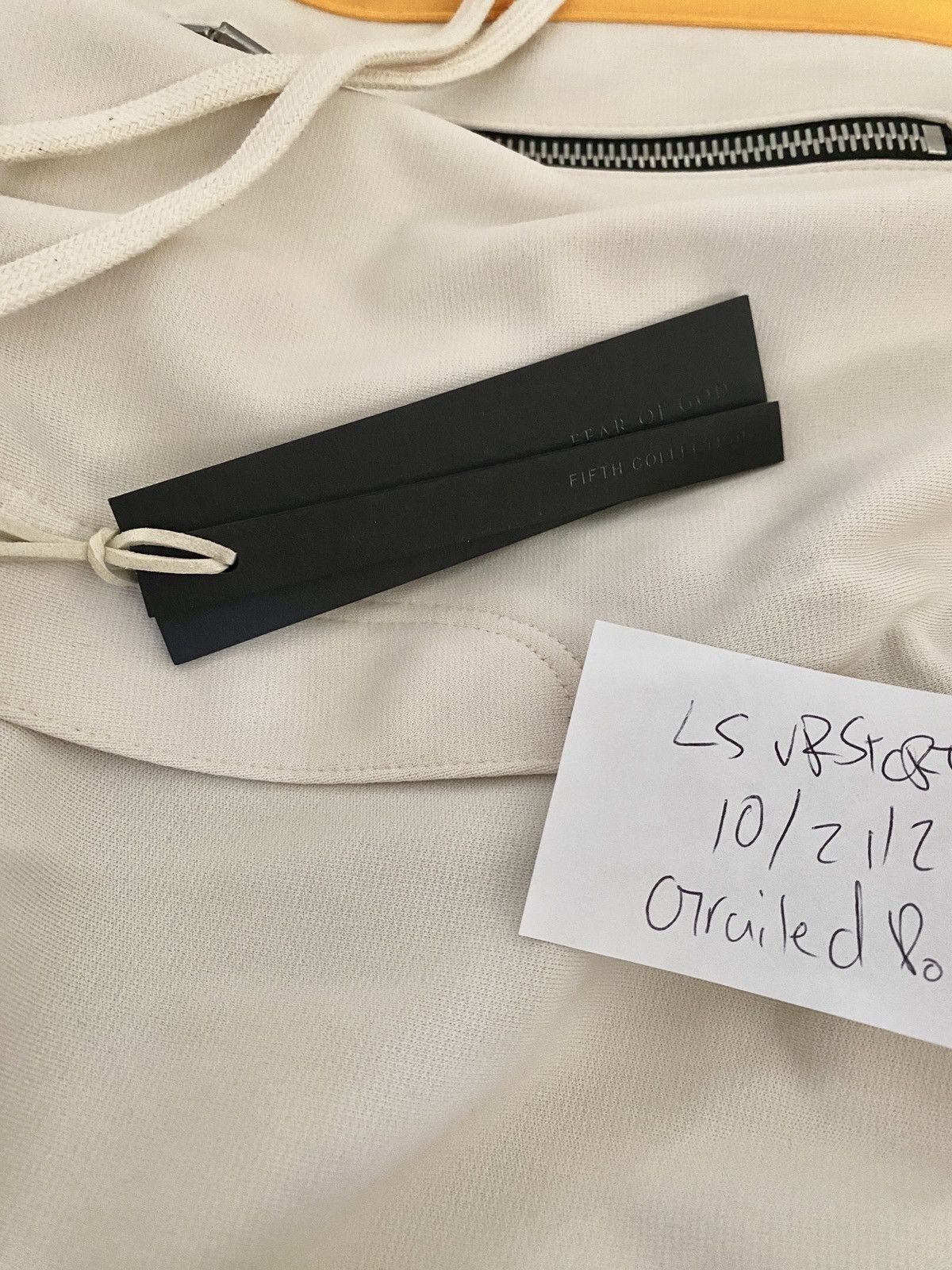 Fear of God Fear of God Moto Trackpants Cream/Red/Yellow/Black Medium Size US 32 / EU 48 - 7 Thumbnail