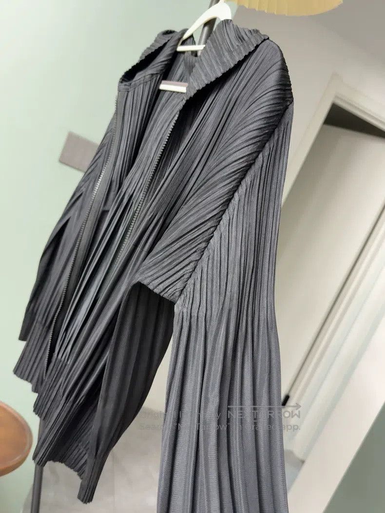 Issey Miyake Issey Miyake Black Cardigan Coat Size L / US 10 / IT 46 - 5 Thumbnail