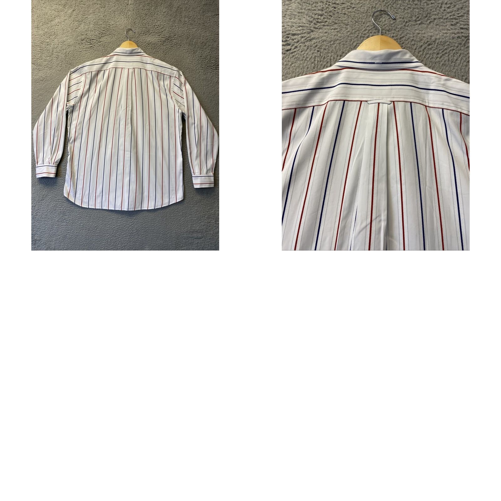 Faconnable VINTAGE Façonnable Men’s White Striped Cotton Button-Down Shirt L USA Casual Formal Size US L / EU 52-54 / 3 - 8 Thumbnail
