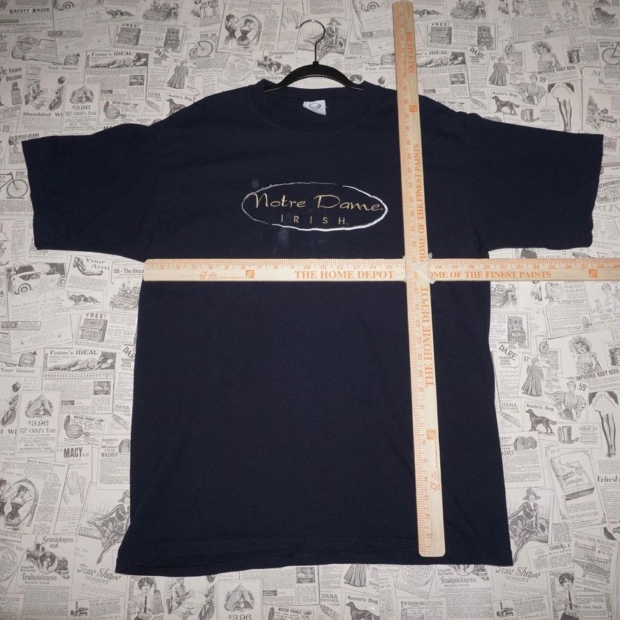 Vintage Large - Vintage Y2K Notre Dame UNI Irish embroider 90s shirt Size US L / EU 52-54 / 3 - 5 Thumbnail