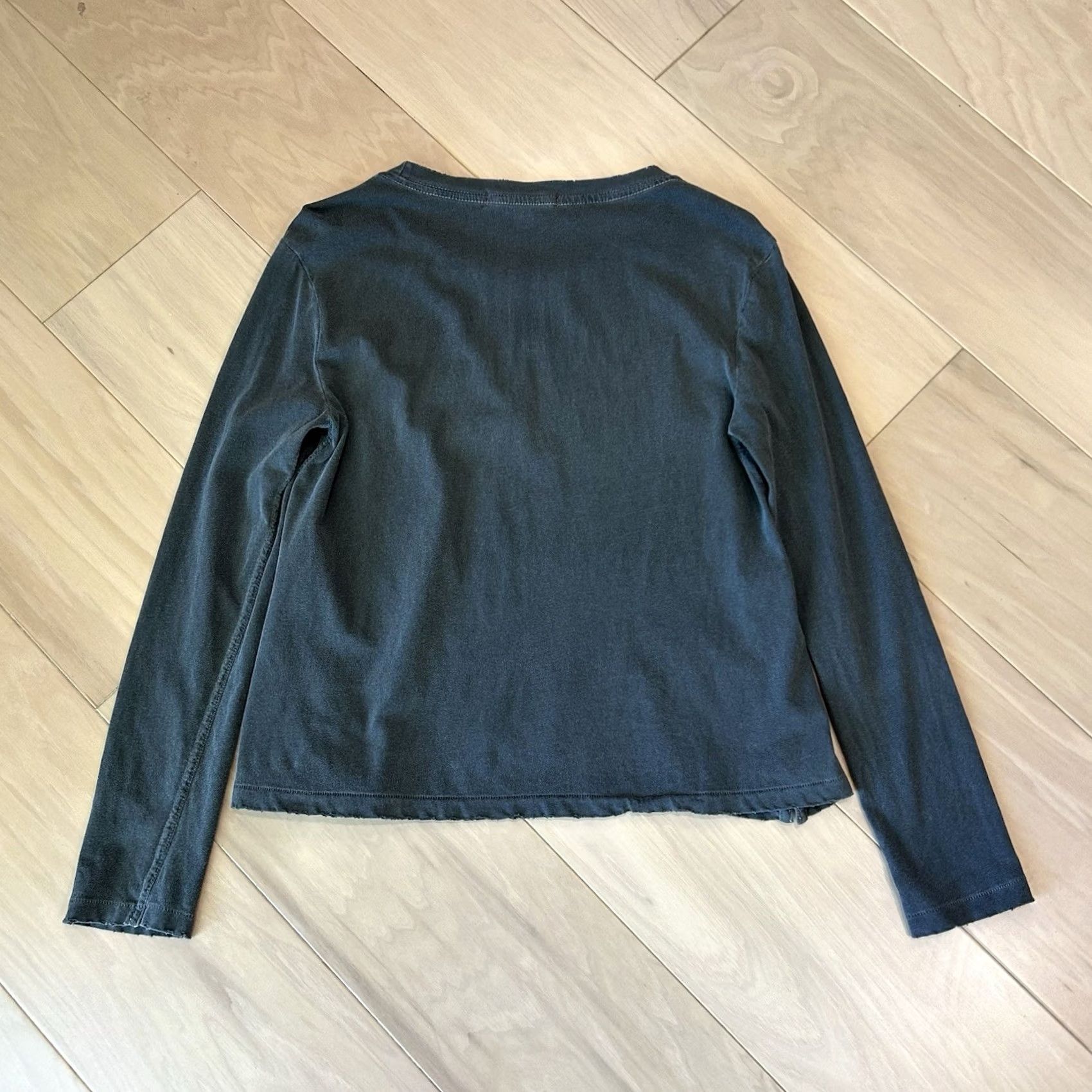 AMO VINTAGE AMO Denim Distressed Shirt Long Sleeve Women’s XS Size XS / US 0-2 / IT 36-38 - 2 Thumbnail