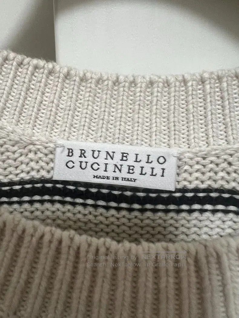 Brunello Cucinelli Brunello Cucinelli Striped Sweater M. Size US M / EU 48-50 / 2 - 3 Thumbnail